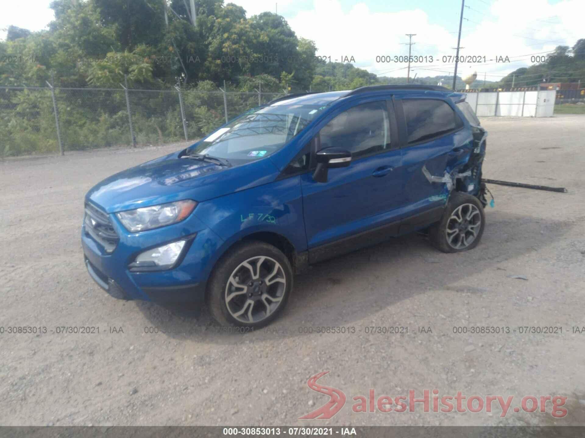 MAJ6S3JL0KC309070 2019 FORD ECOSPORT