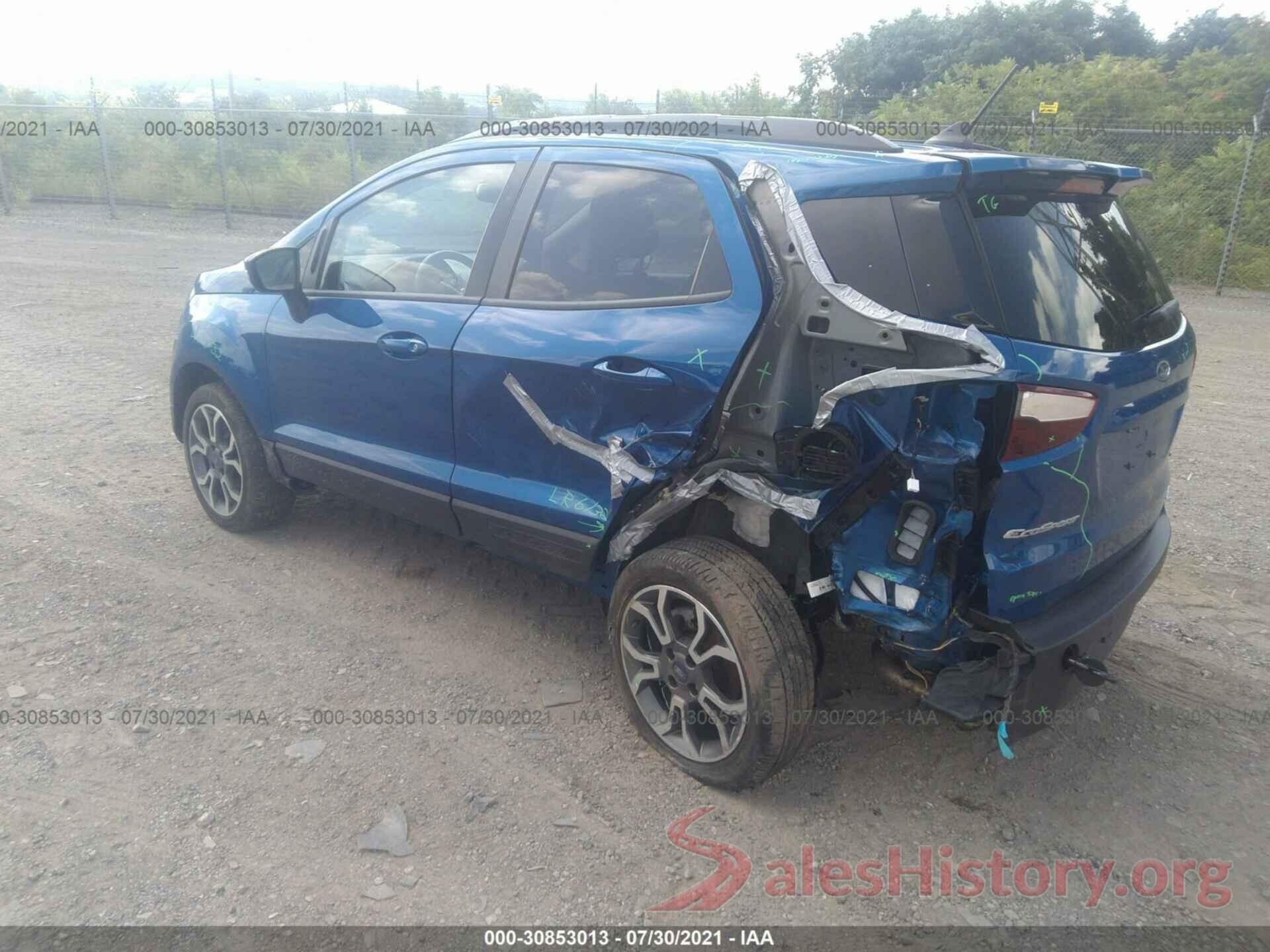 MAJ6S3JL0KC309070 2019 FORD ECOSPORT