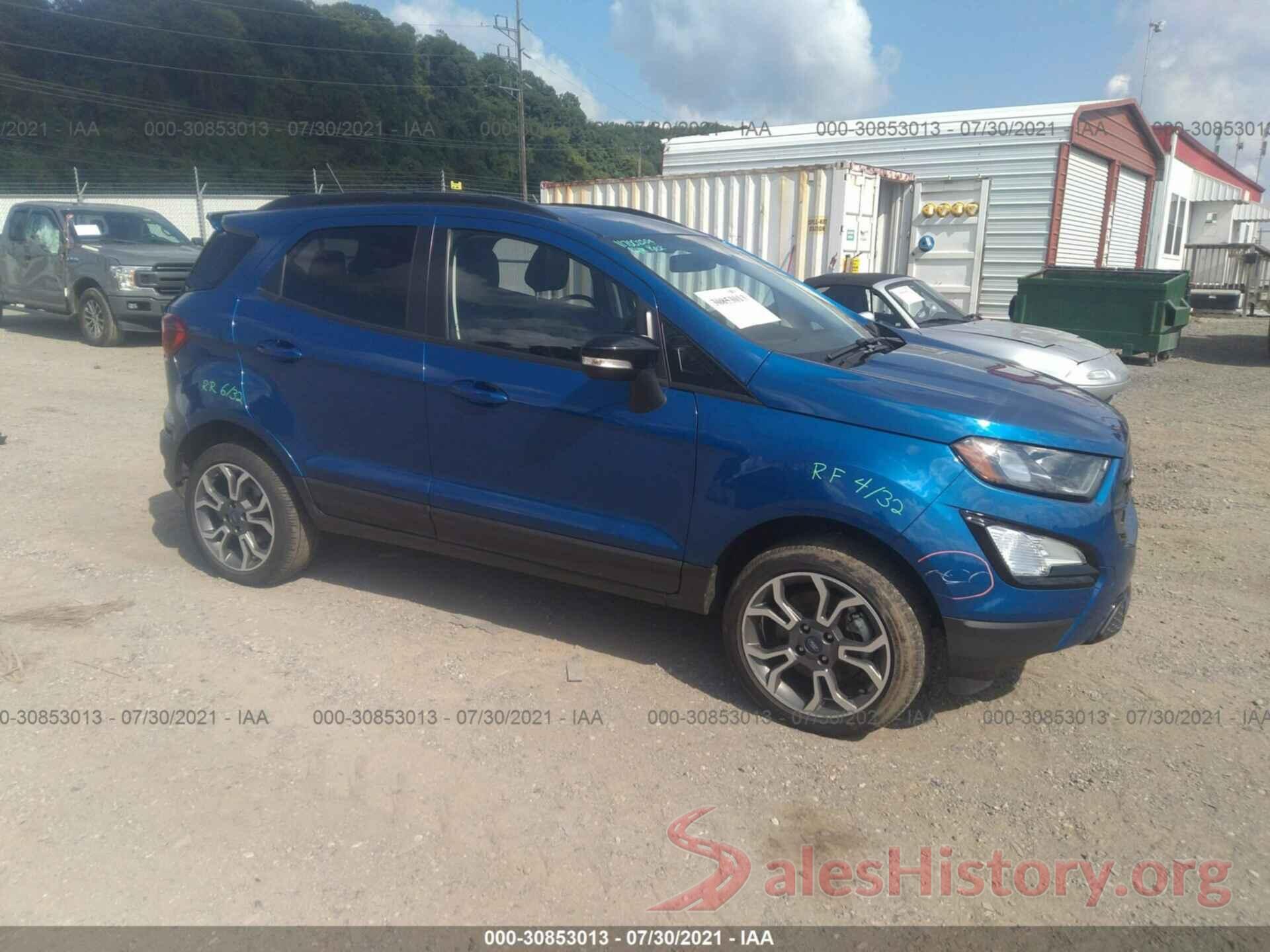 MAJ6S3JL0KC309070 2019 FORD ECOSPORT