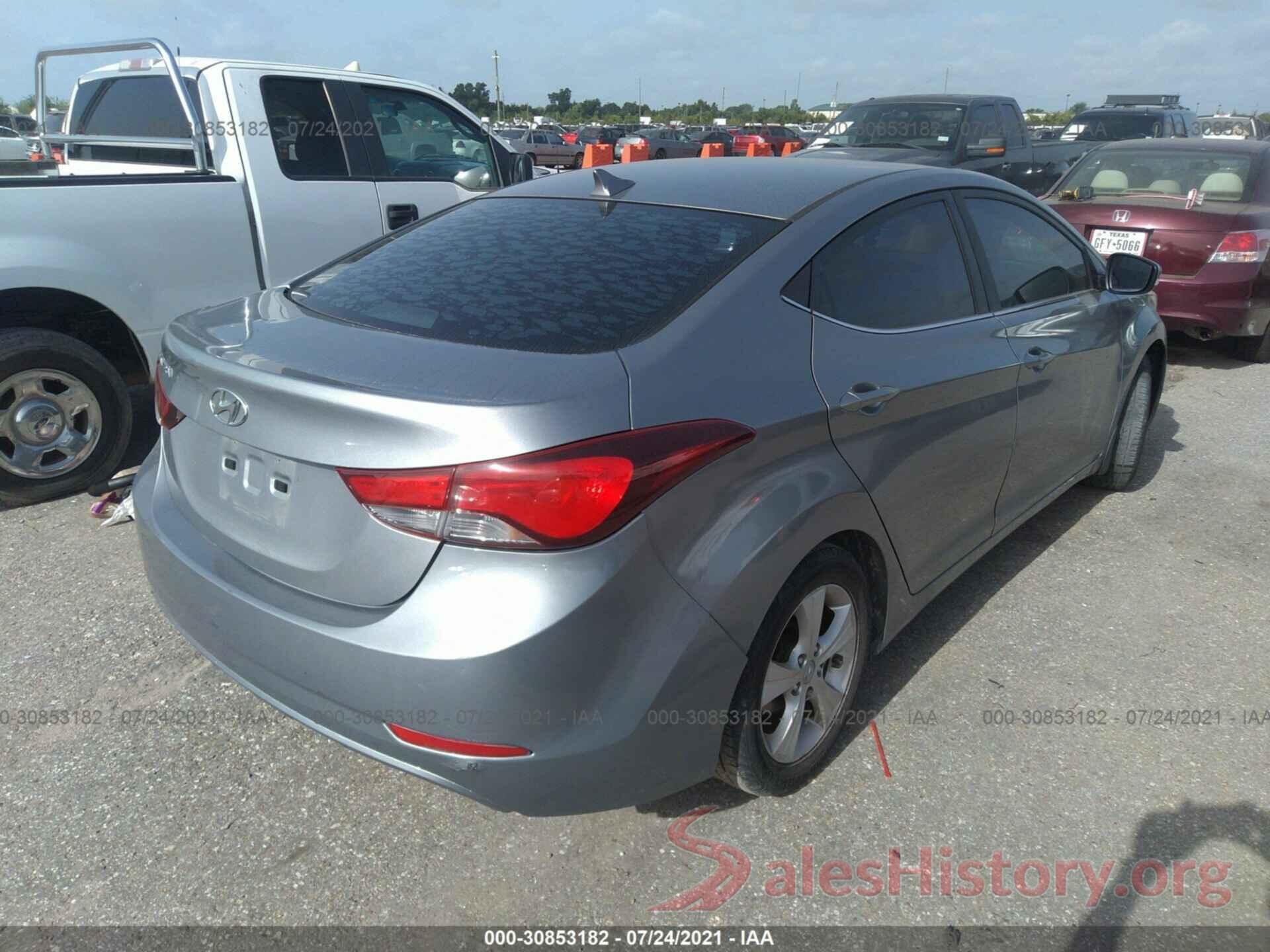 KMHDH4AE5GU489568 2016 HYUNDAI ELANTRA