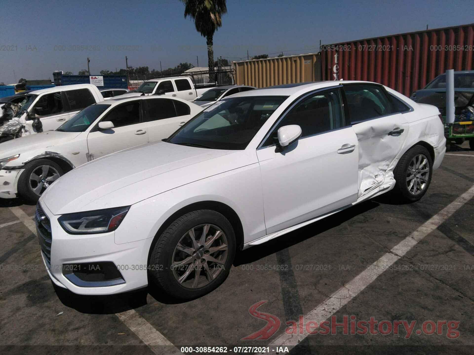 WAUGMAF43LA063348 2020 AUDI A4