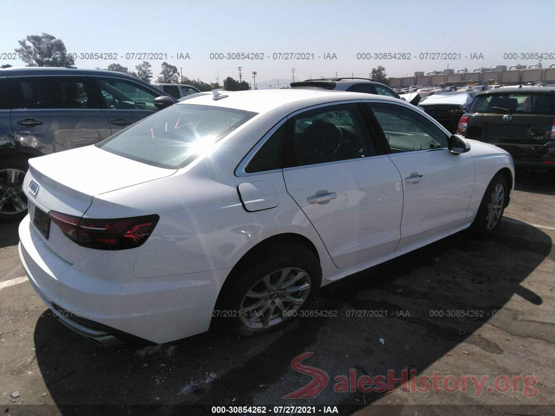 WAUGMAF43LA063348 2020 AUDI A4