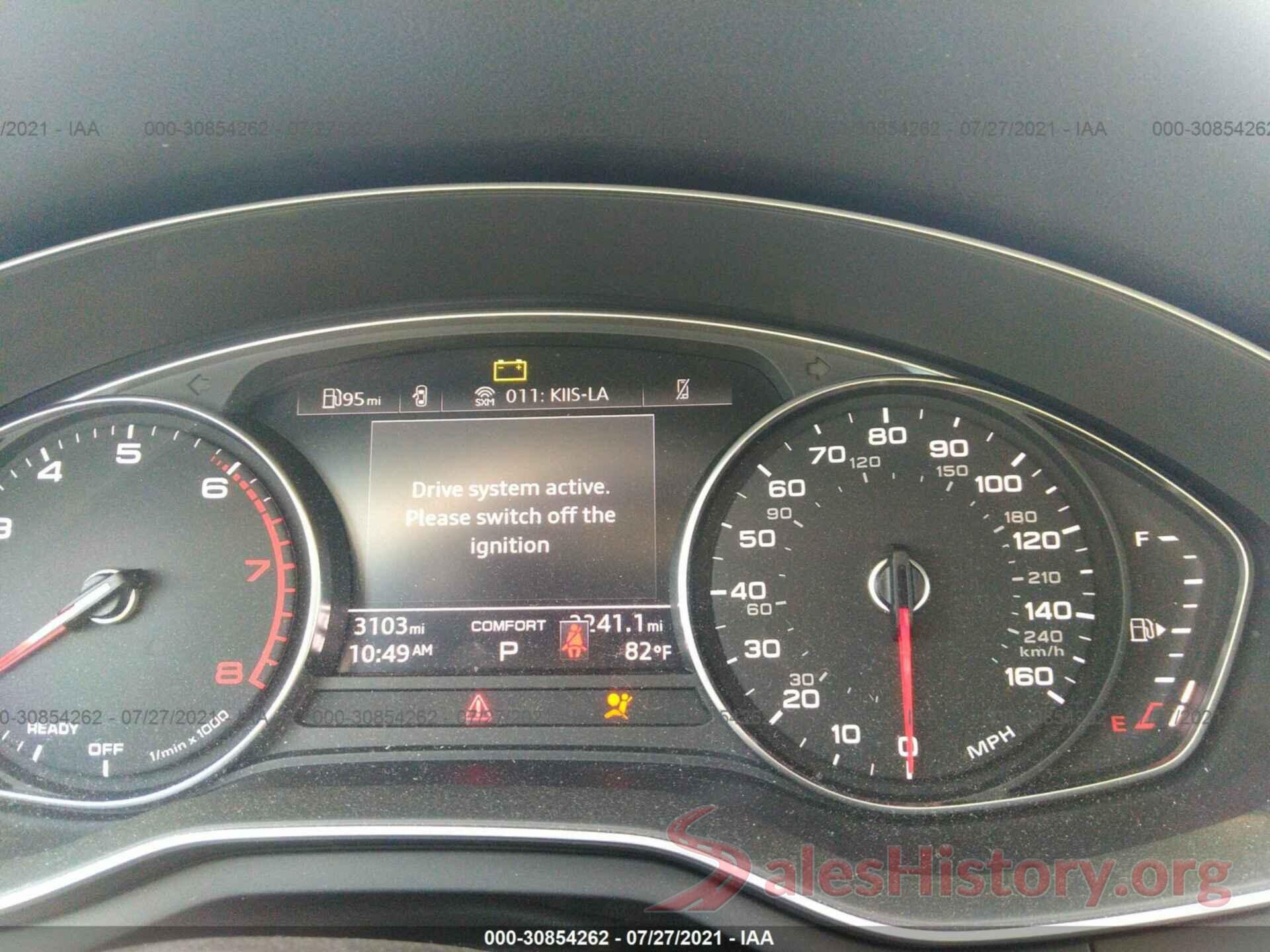 WAUGMAF43LA063348 2020 AUDI A4