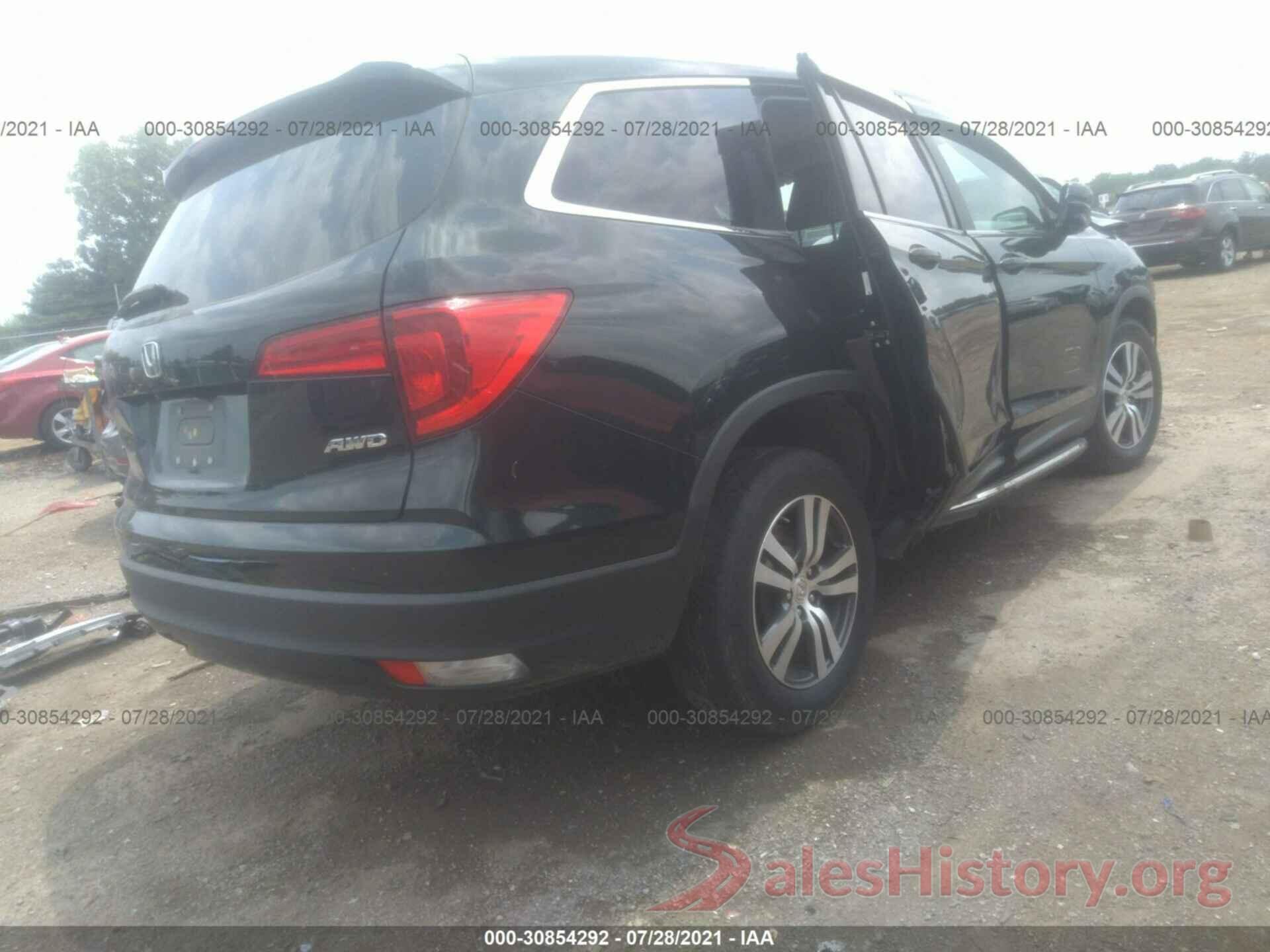 5FNYF6H53GB087943 2016 HONDA PILOT