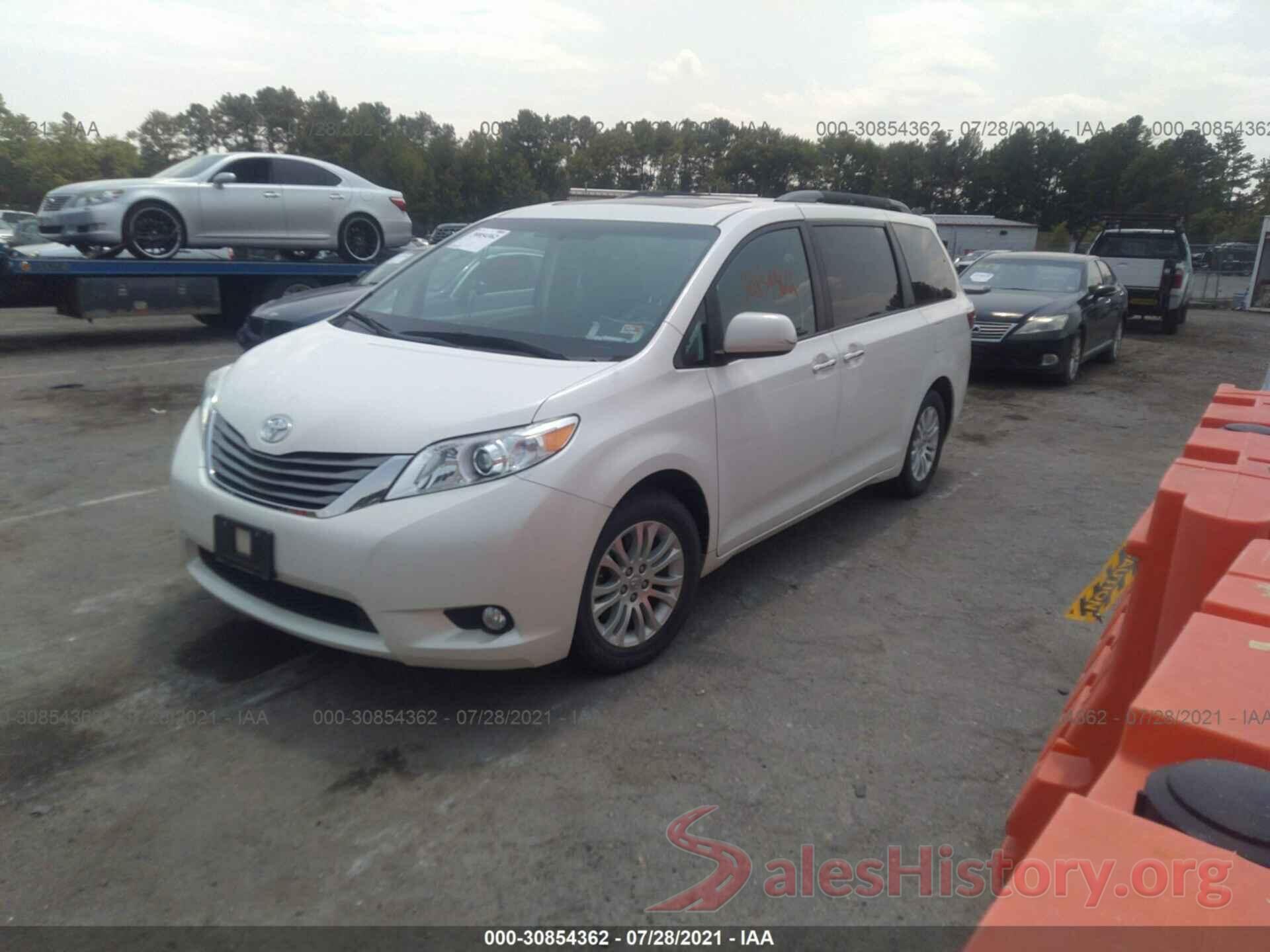 5TDYZ3DC4HS846722 2017 TOYOTA SIENNA