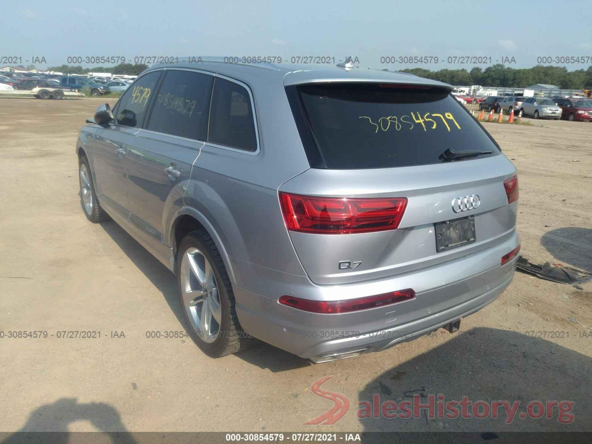 WA1VAAF79KD020332 2019 AUDI Q7