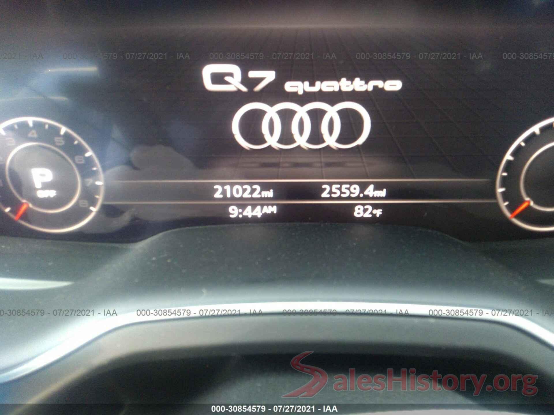 WA1VAAF79KD020332 2019 AUDI Q7