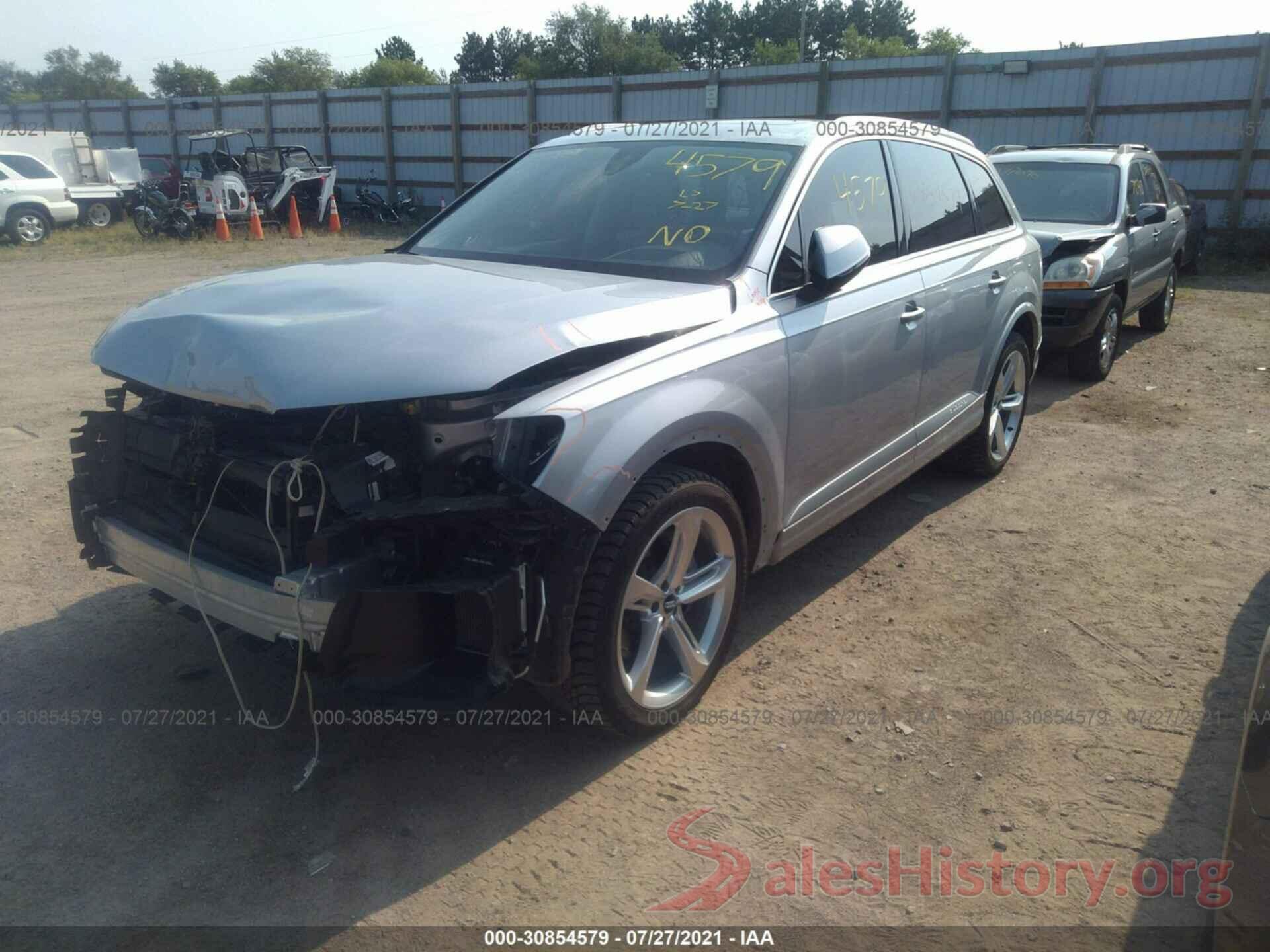 WA1VAAF79KD020332 2019 AUDI Q7