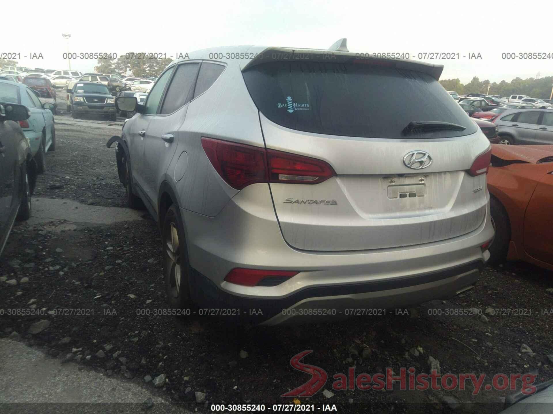 5XYZT3LB1HG490404 2017 HYUNDAI SANTA FE SPORT