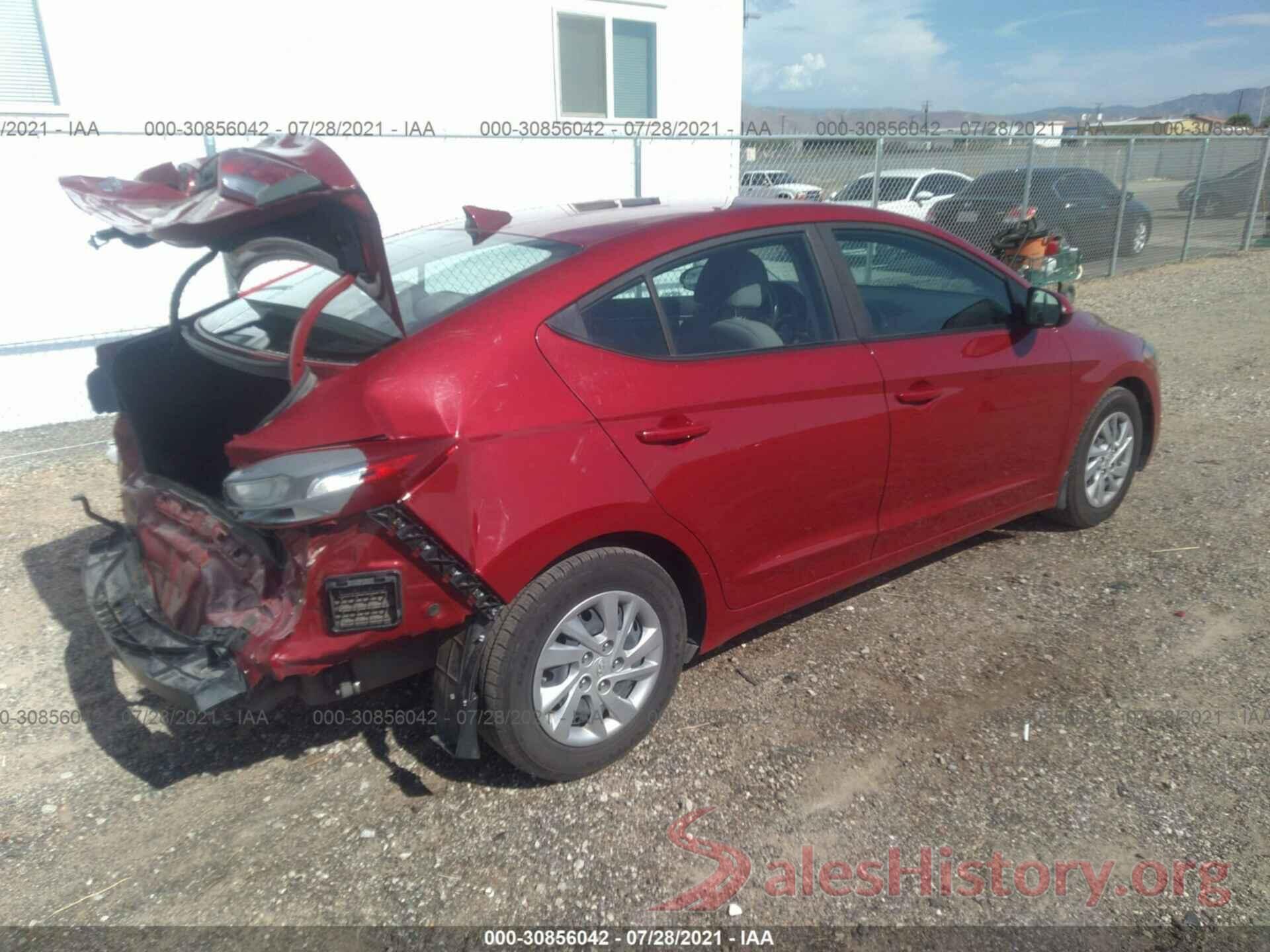 KMHD74LF4HU400471 2017 HYUNDAI ELANTRA