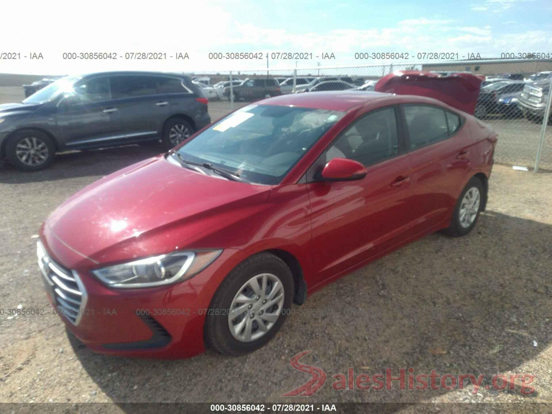 KMHD74LF4HU400471 2017 HYUNDAI ELANTRA