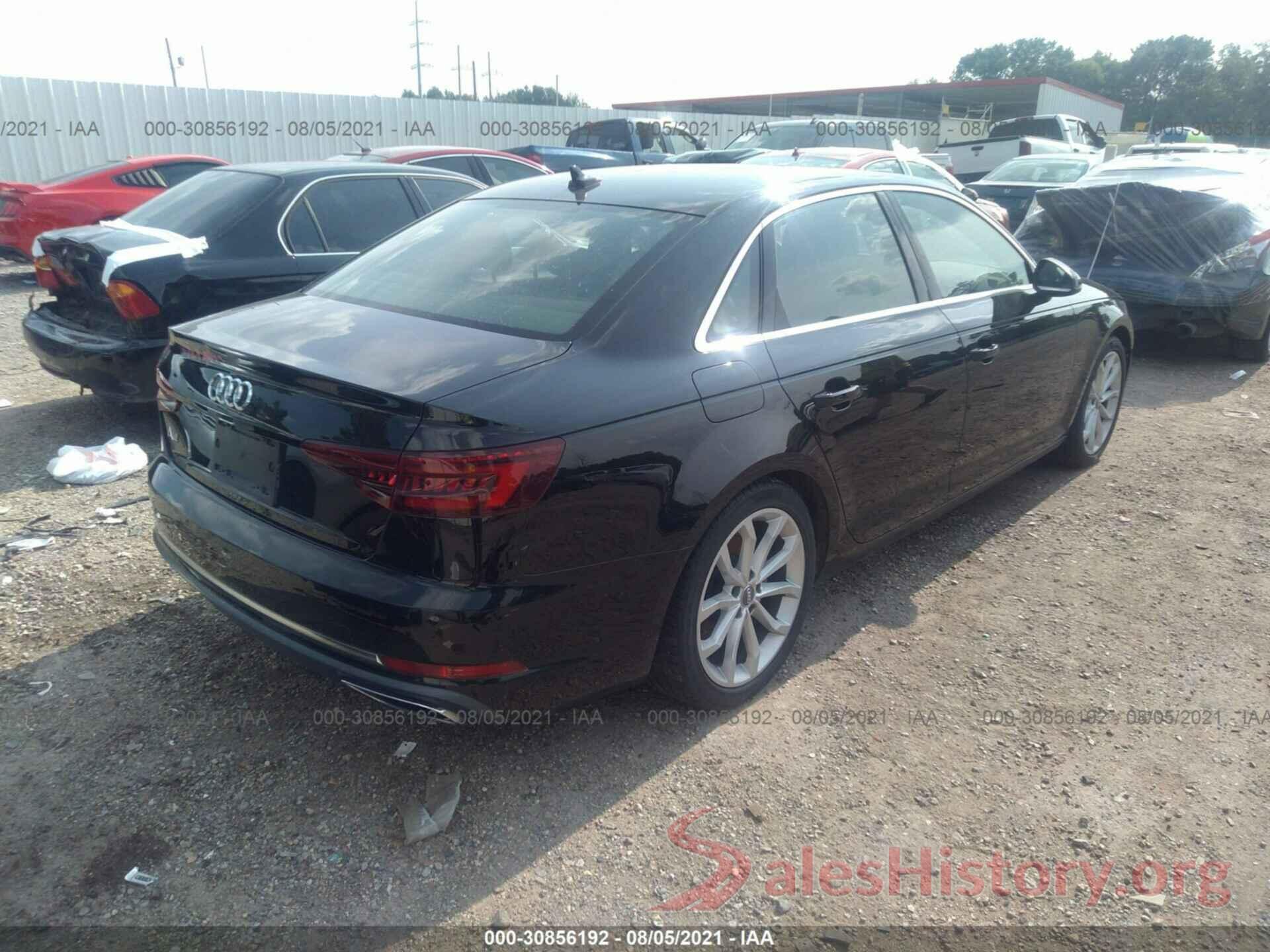 WAUGMAF49KA062526 2019 AUDI A4