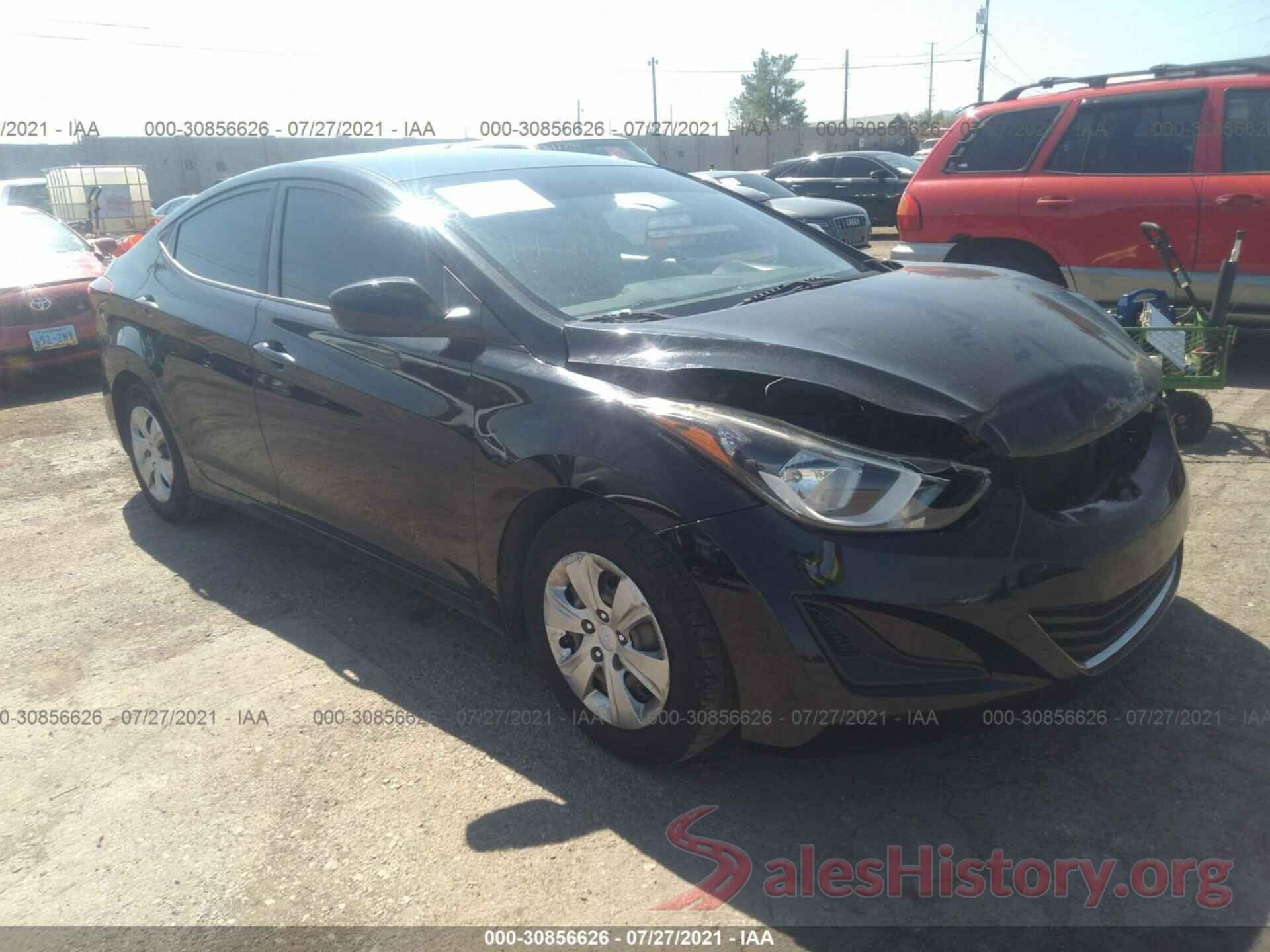 KMHDH4AE4GU490615 2016 HYUNDAI ELANTRA