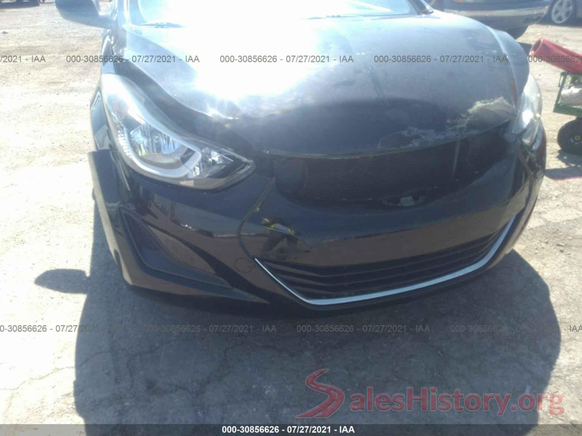 KMHDH4AE4GU490615 2016 HYUNDAI ELANTRA