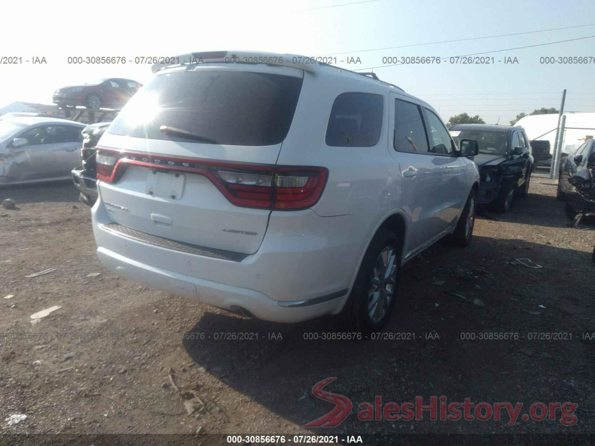 1C4RDJDG4GC315661 2016 DODGE DURANGO