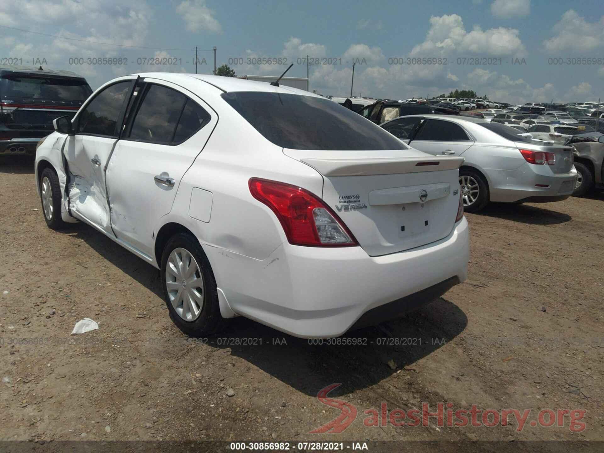 3N1CN7AP0GL906040 2016 NISSAN VERSA