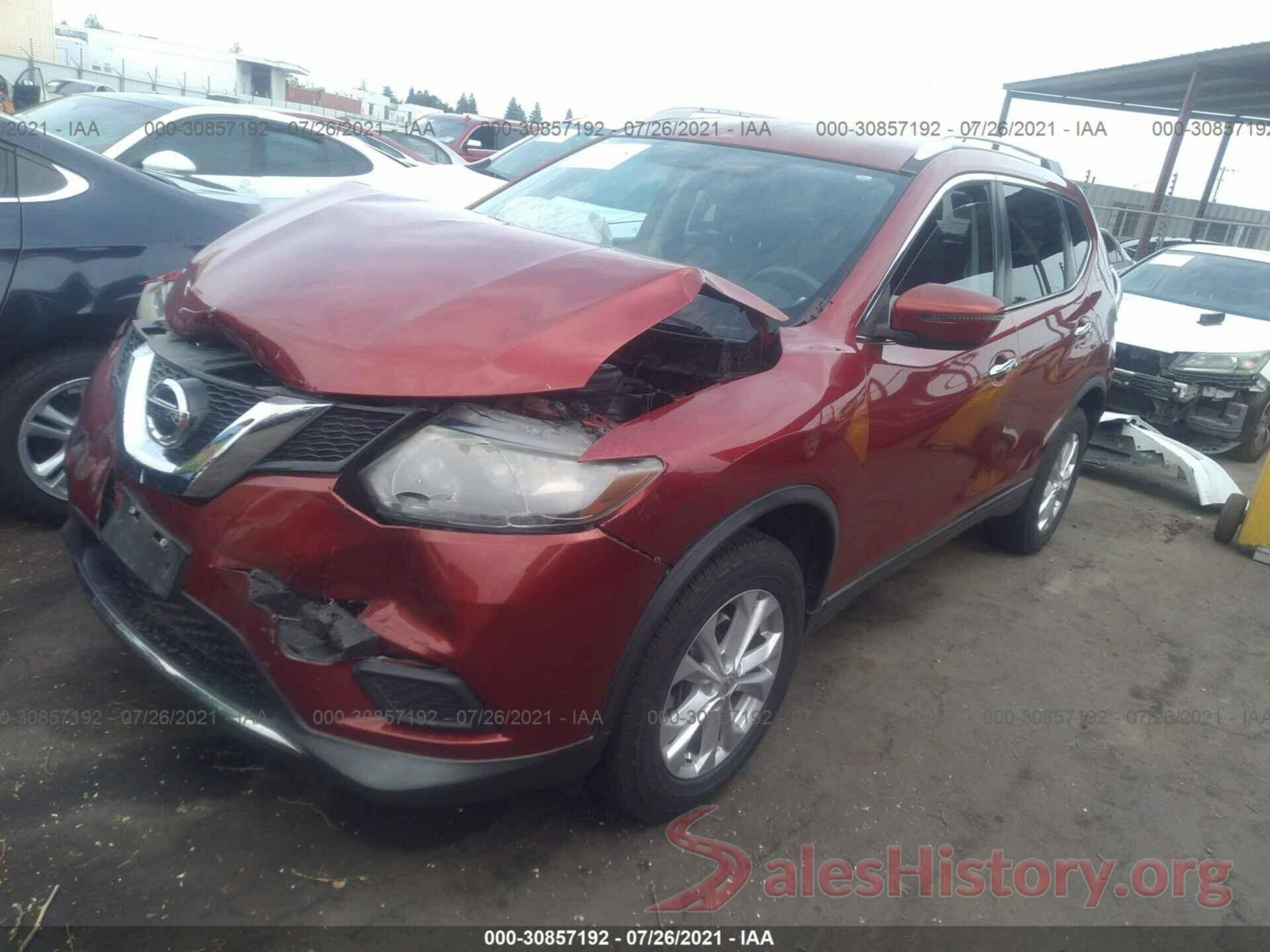 KNMAT2MV3GP633929 2016 NISSAN ROGUE