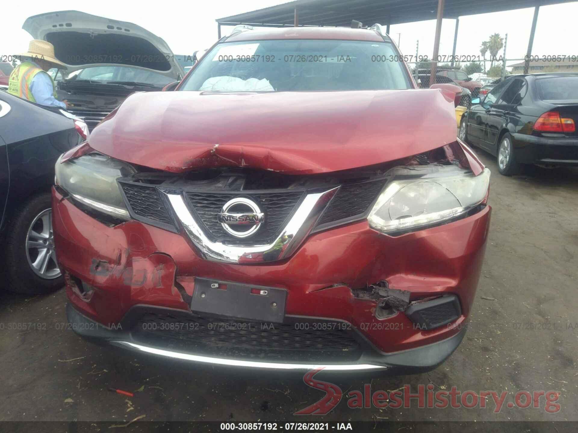 KNMAT2MV3GP633929 2016 NISSAN ROGUE