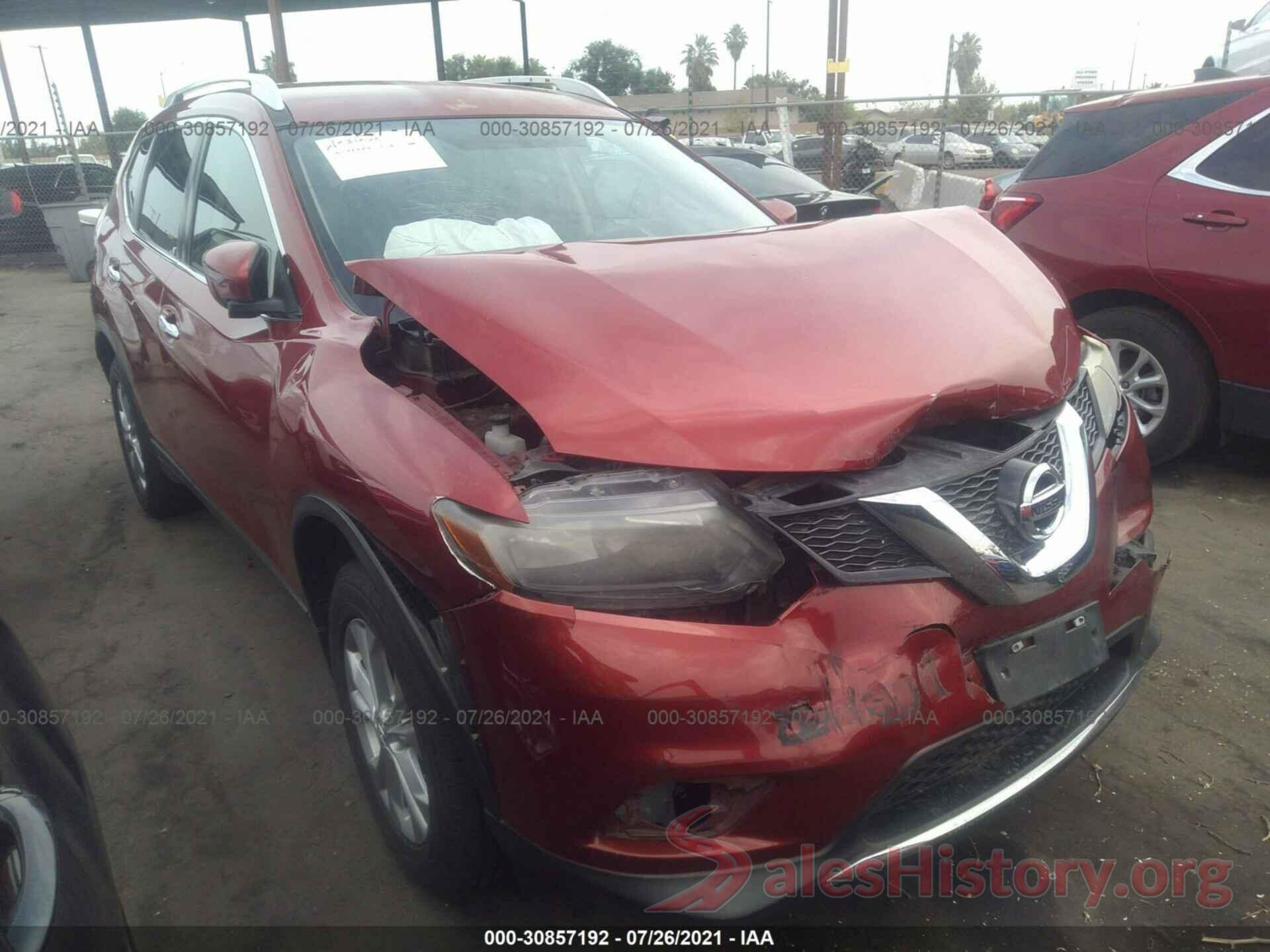 KNMAT2MV3GP633929 2016 NISSAN ROGUE