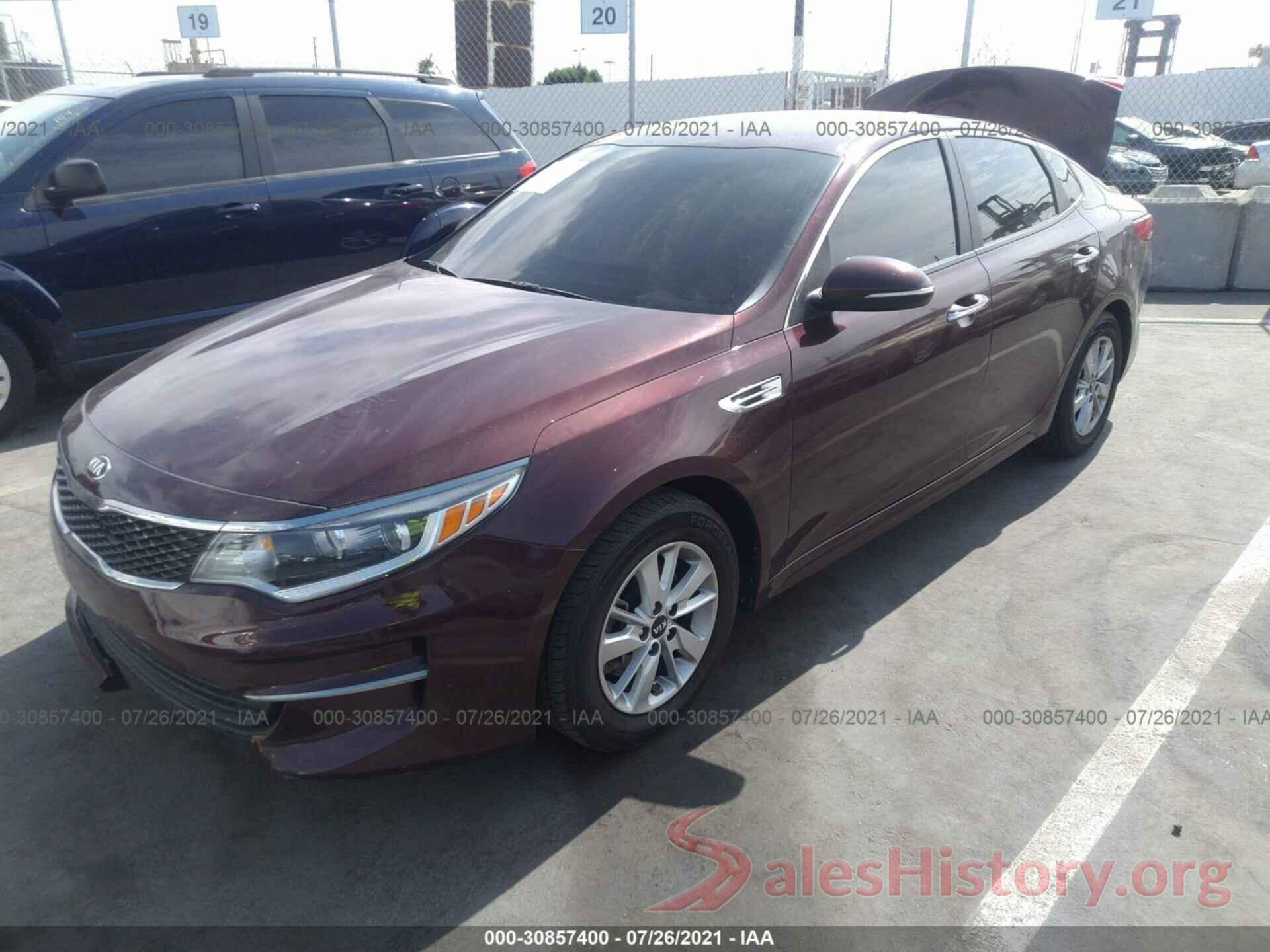 5XXGT4L36GG119666 2016 KIA OPTIMA