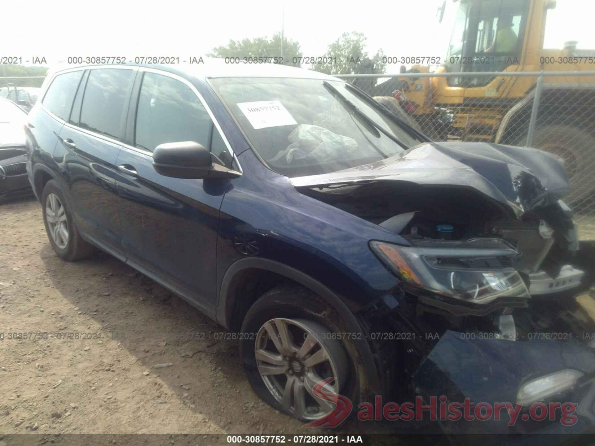 5FNYF6H11HB007781 2017 HONDA PILOT