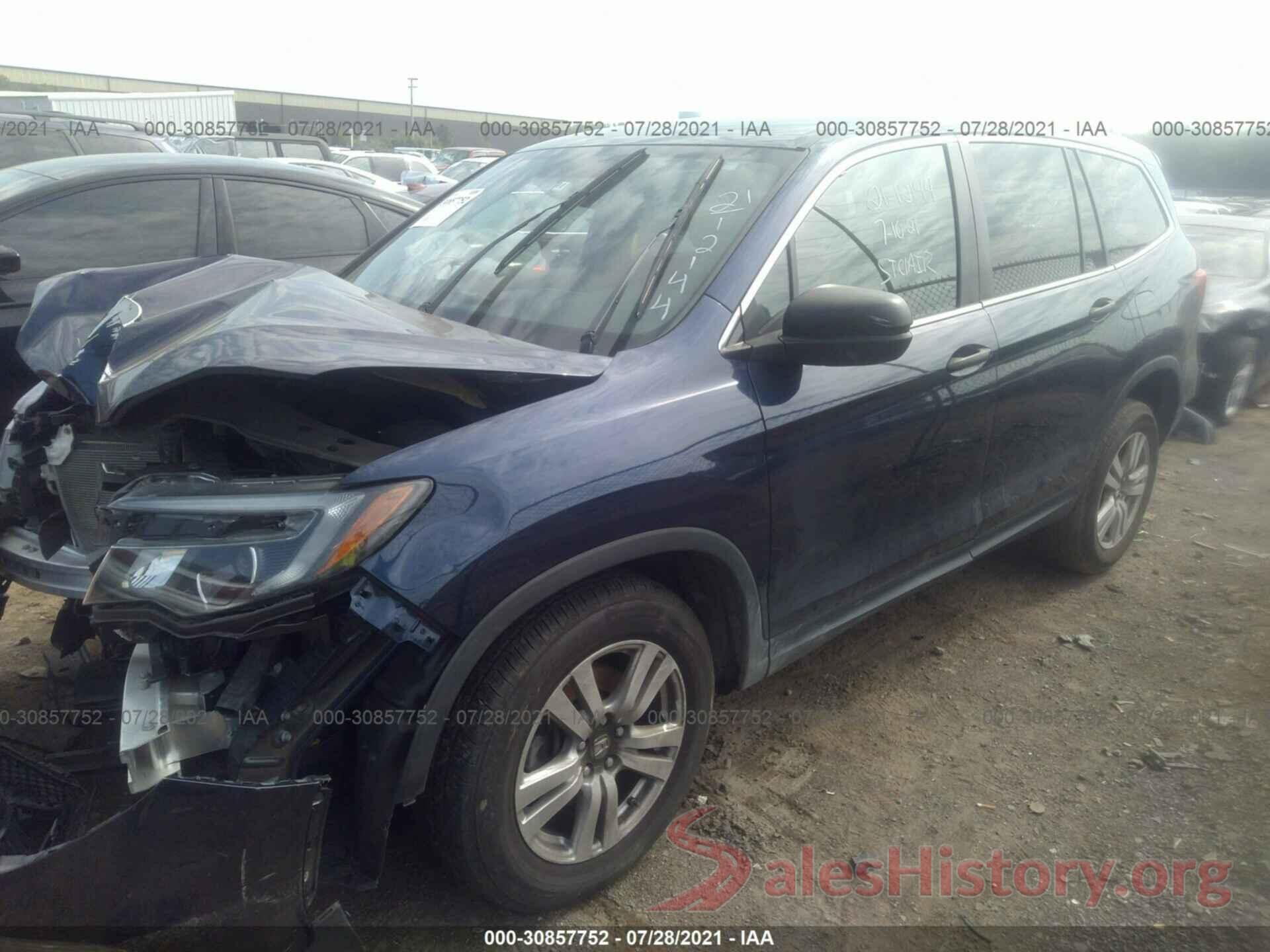 5FNYF6H11HB007781 2017 HONDA PILOT