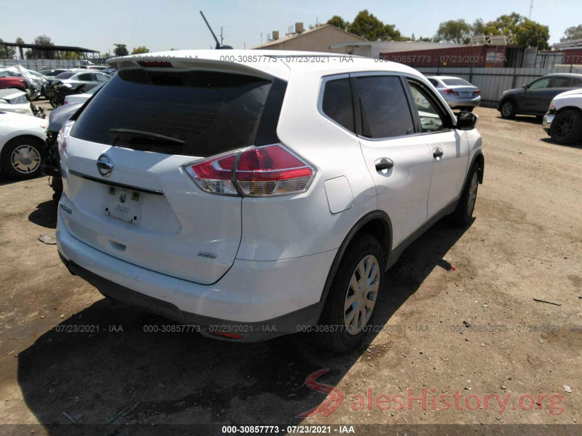 KNMAT2MV5GP700871 2016 NISSAN ROGUE