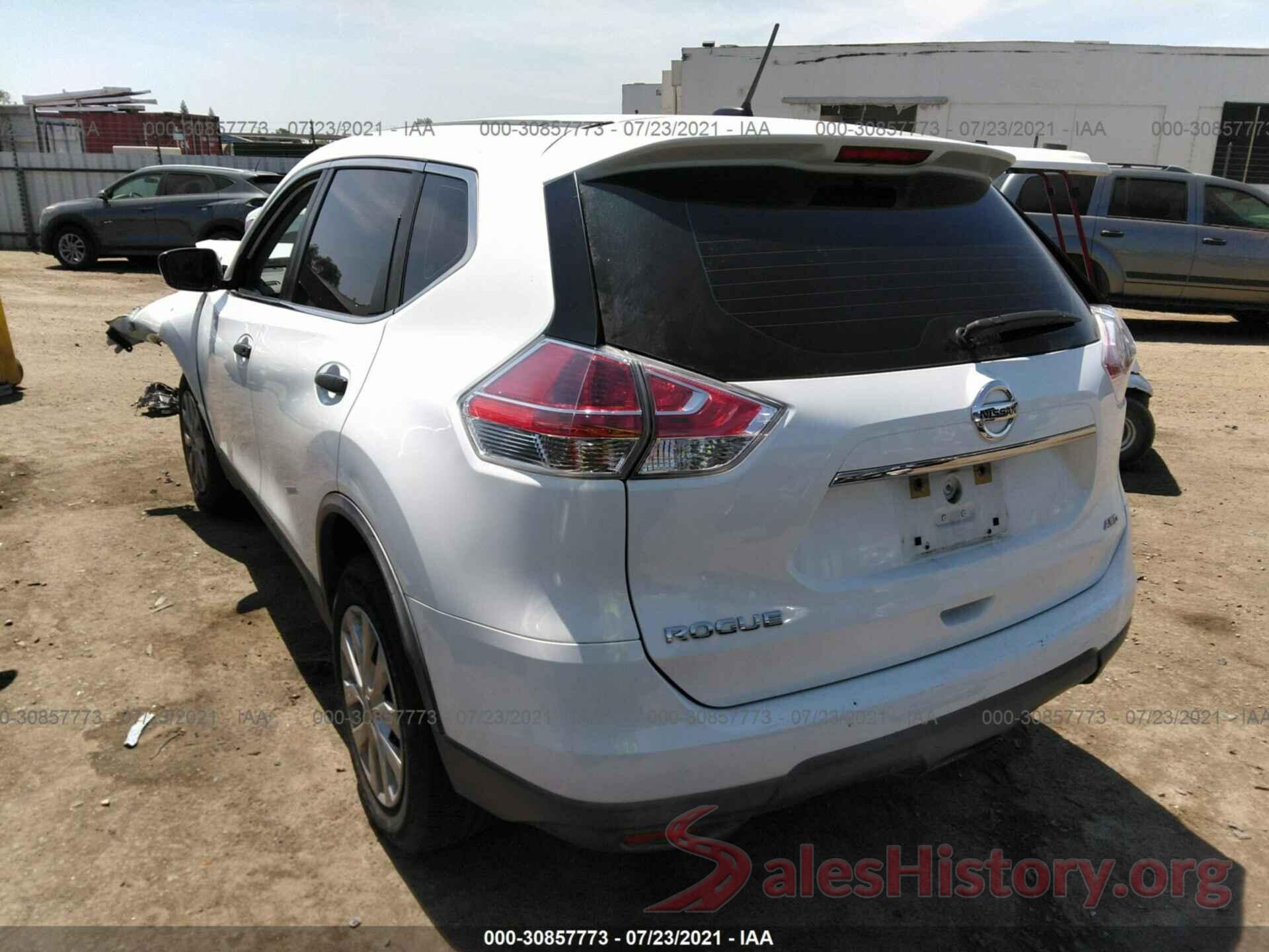 KNMAT2MV5GP700871 2016 NISSAN ROGUE