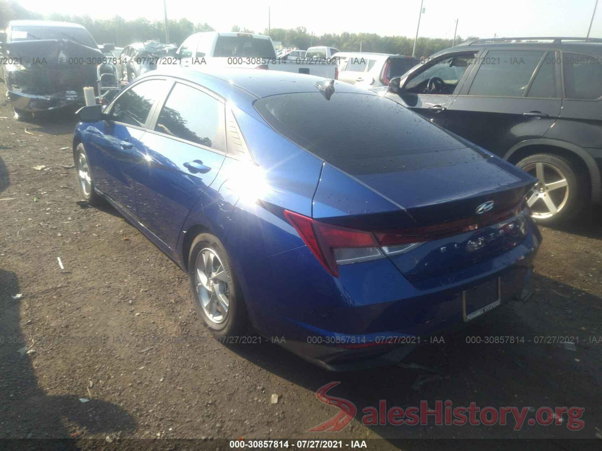 5NPLL4AG2MH014904 2021 HYUNDAI ELANTRA