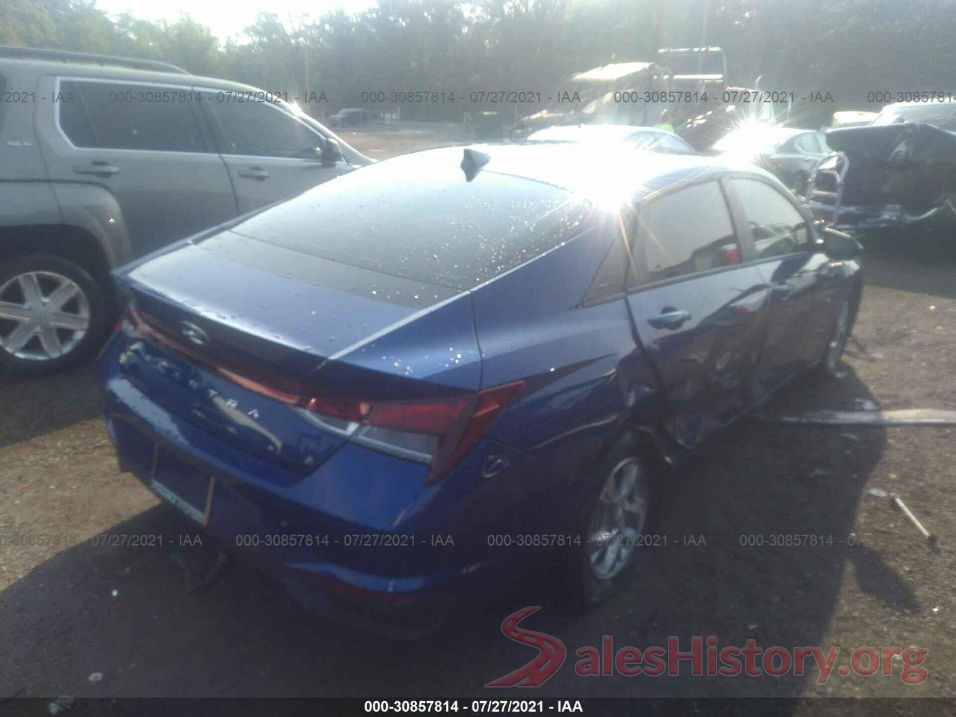 5NPLL4AG2MH014904 2021 HYUNDAI ELANTRA