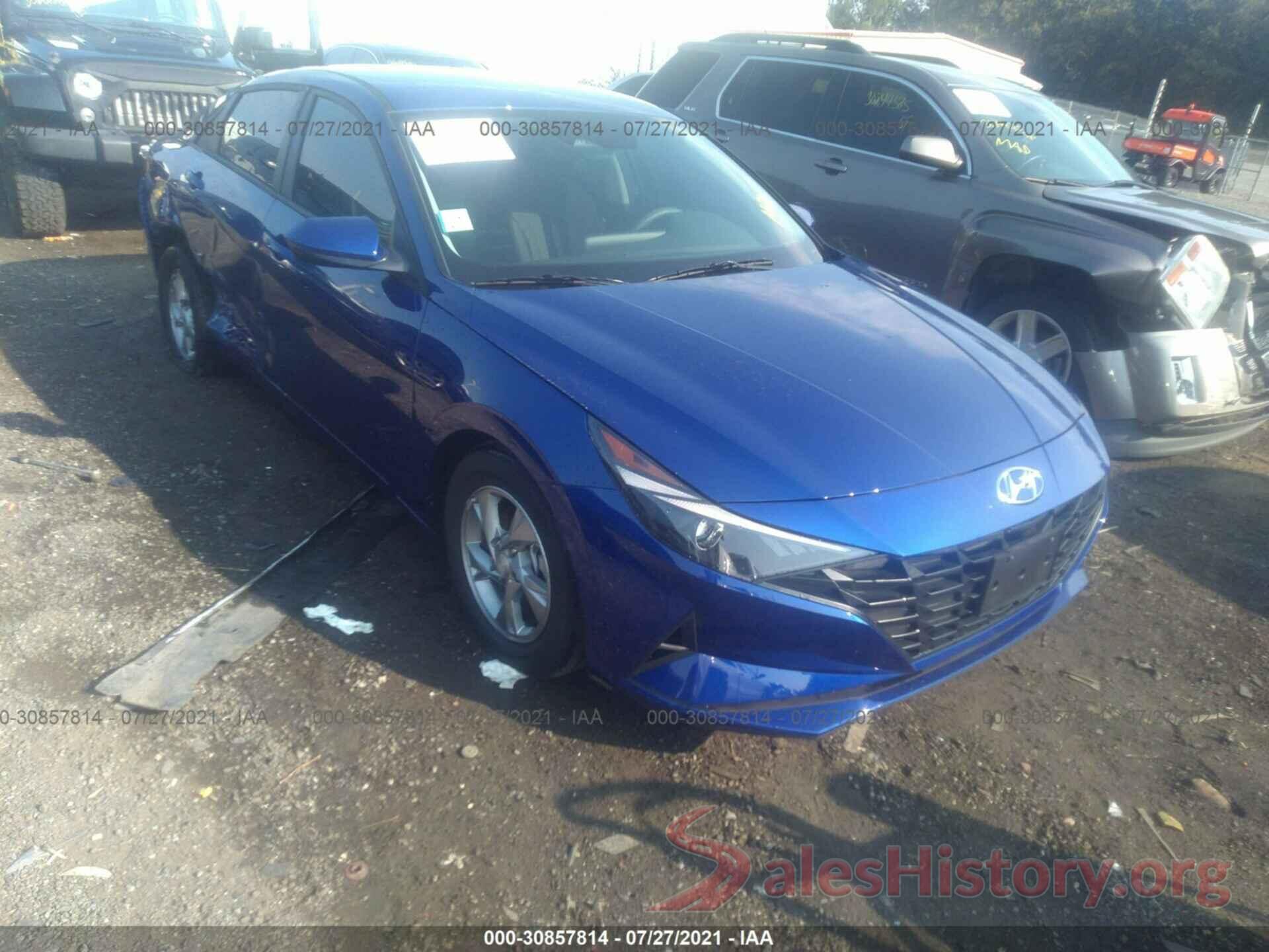 5NPLL4AG2MH014904 2021 HYUNDAI ELANTRA