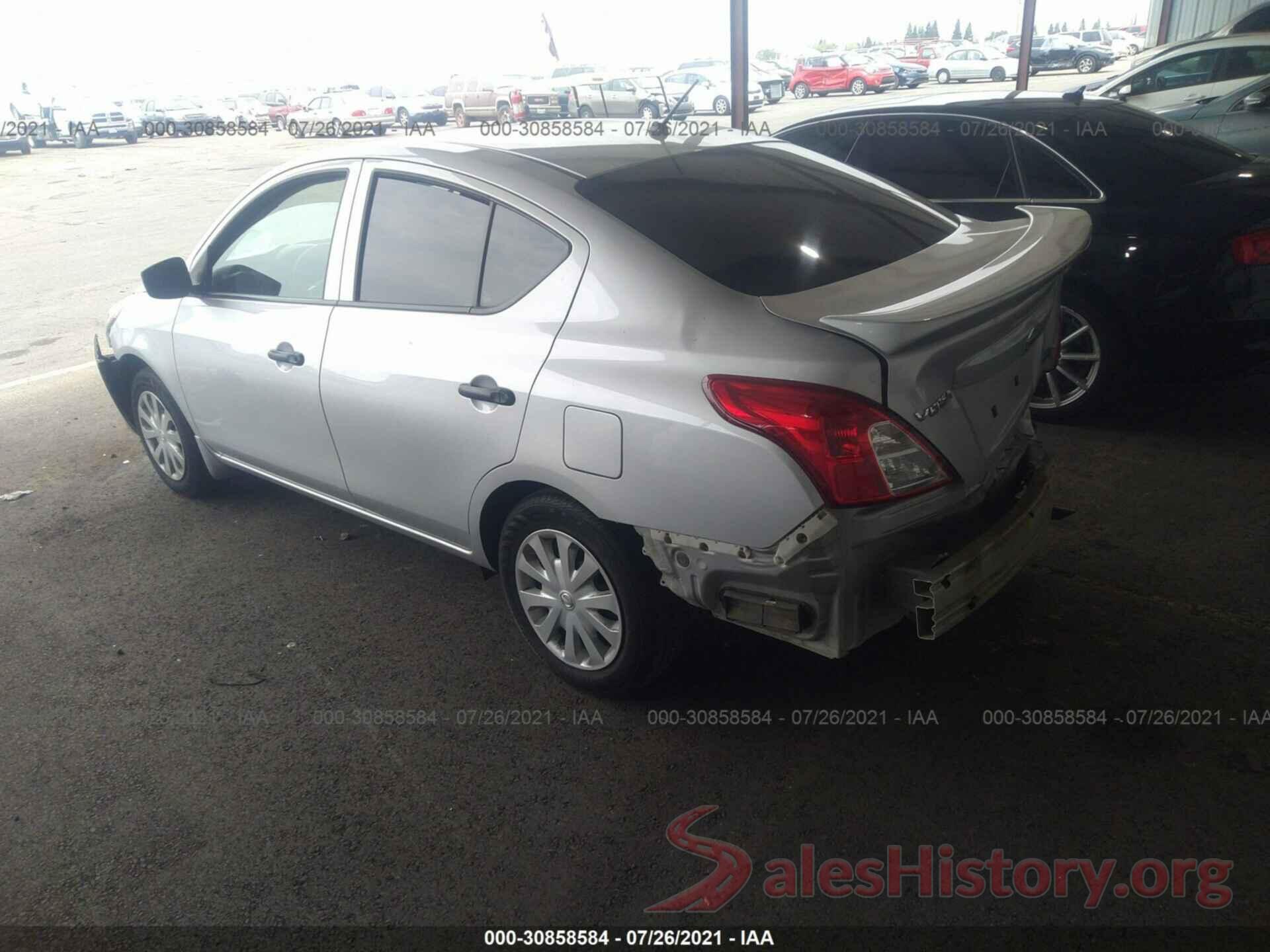 3N1CN7AP0GL832540 2016 NISSAN VERSA