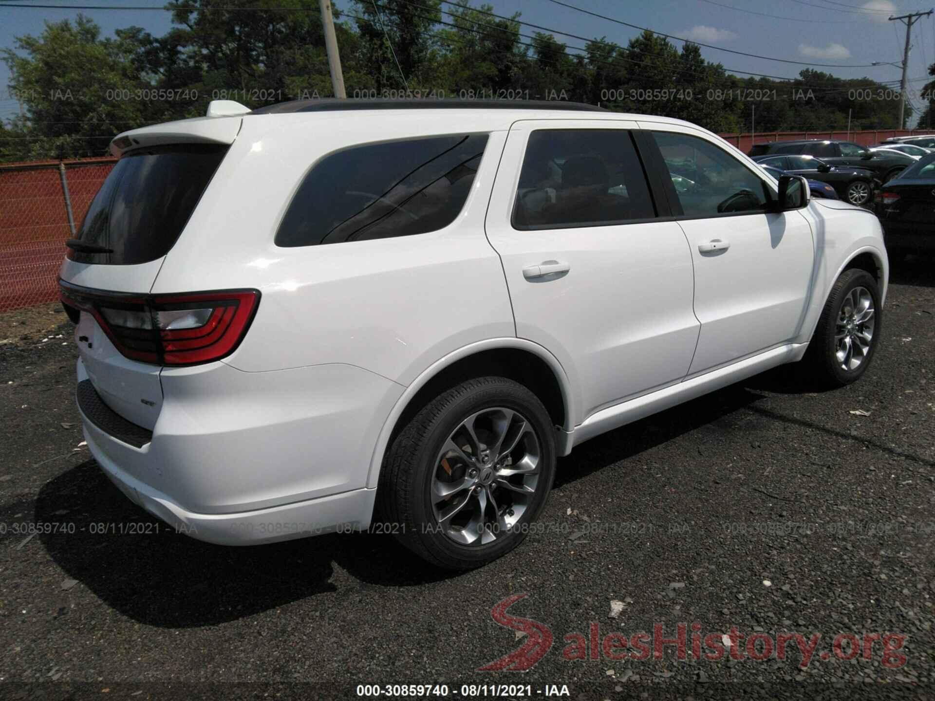 1C4RDJDGXLC124255 2020 DODGE DURANGO