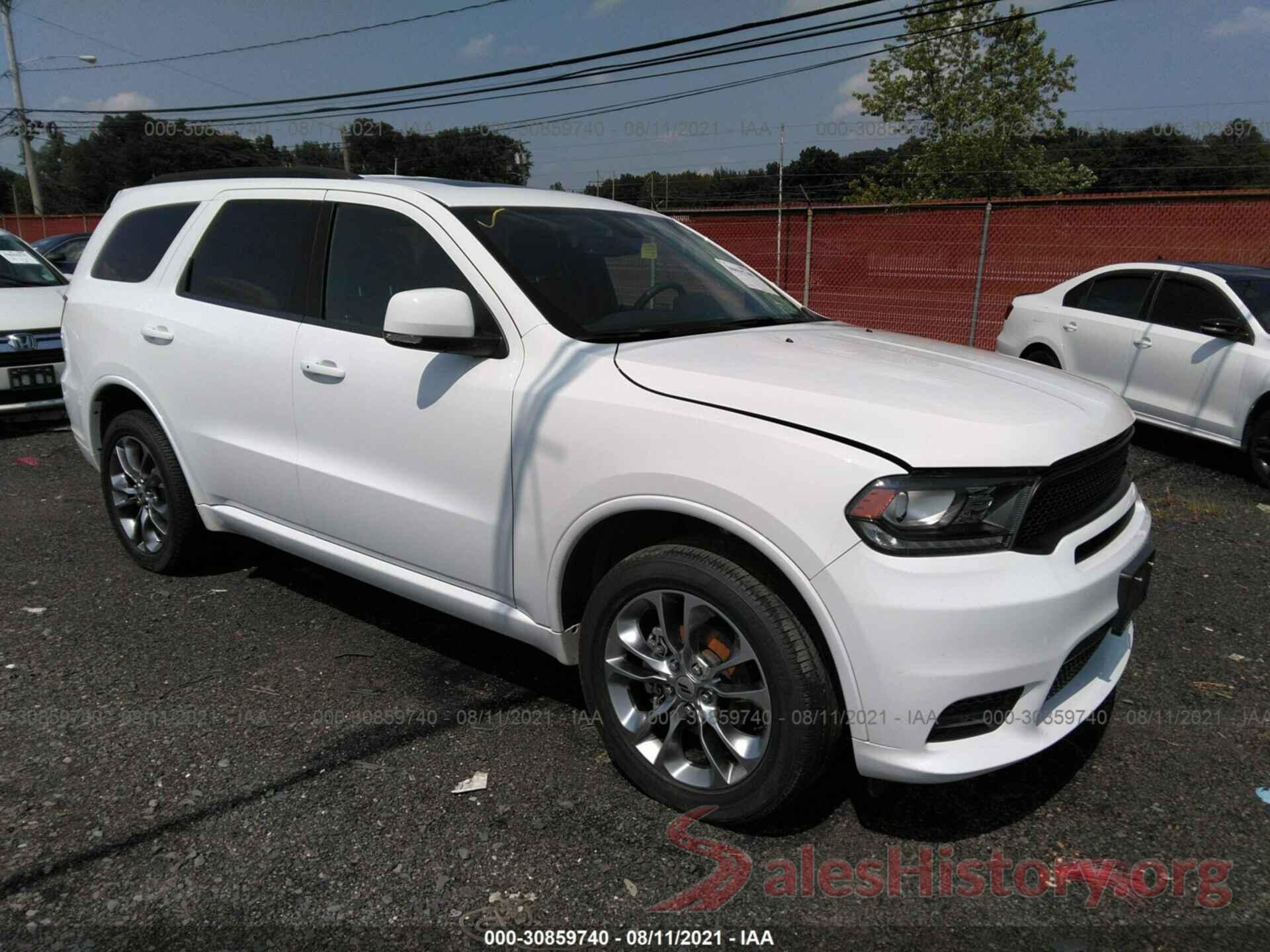 1C4RDJDGXLC124255 2020 DODGE DURANGO