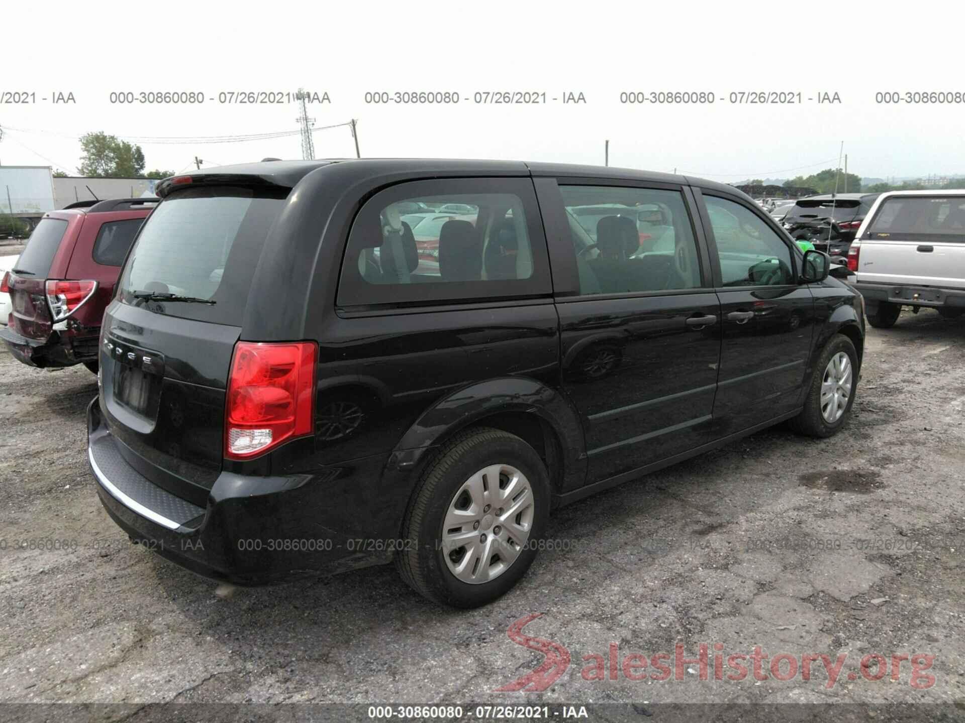 2C4RDGBGXGR125229 2016 DODGE GRAND CARAVAN