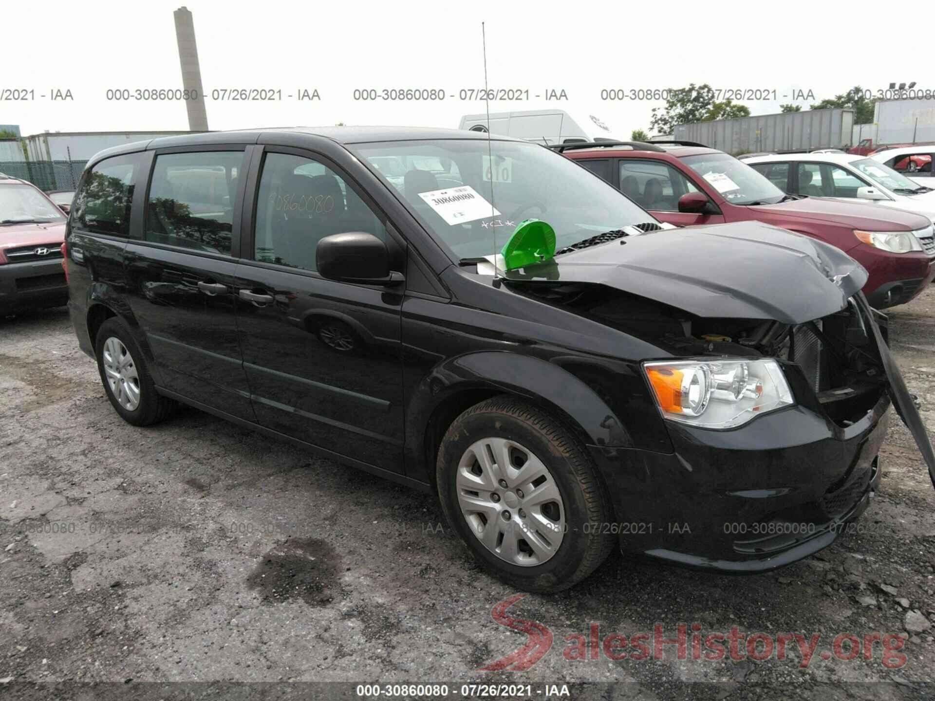 2C4RDGBGXGR125229 2016 DODGE GRAND CARAVAN