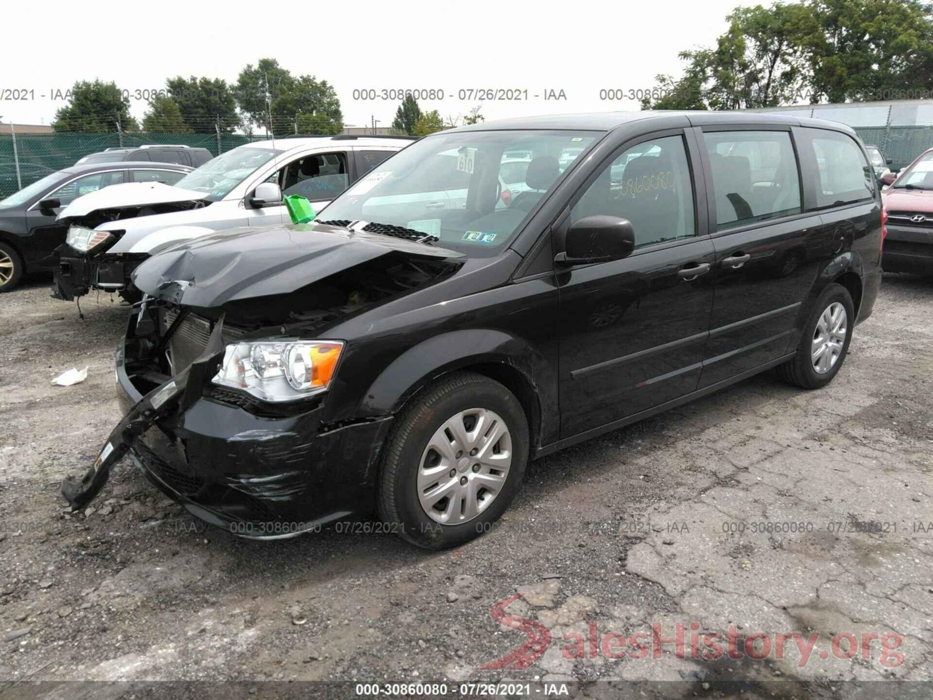 2C4RDGBGXGR125229 2016 DODGE GRAND CARAVAN