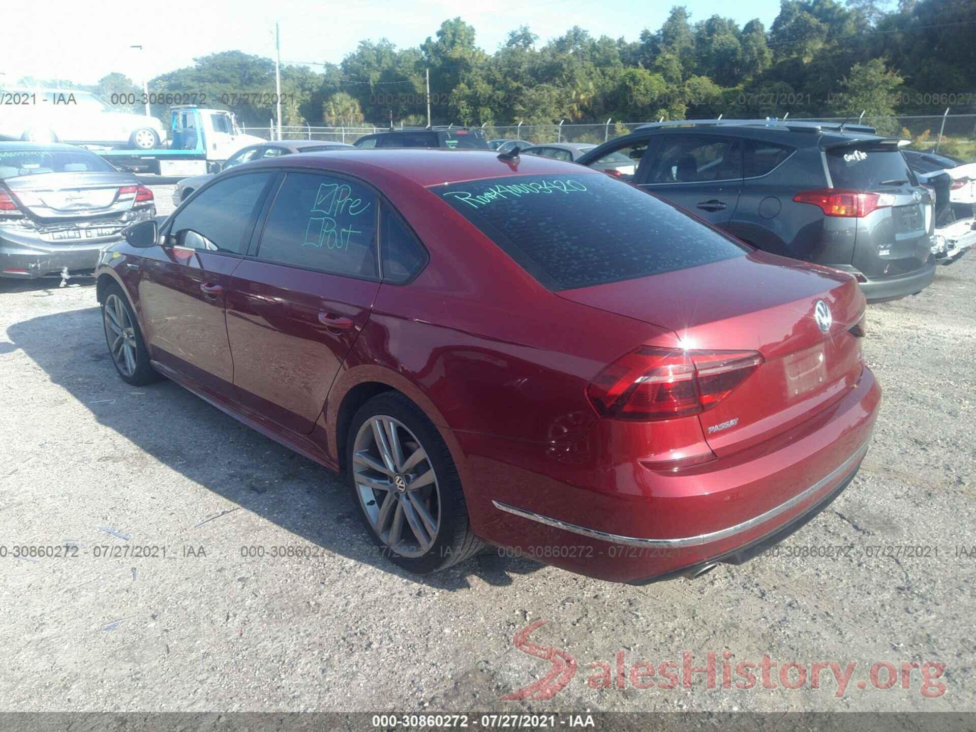 1VWAA7A31JC036215 2018 VOLKSWAGEN PASSAT