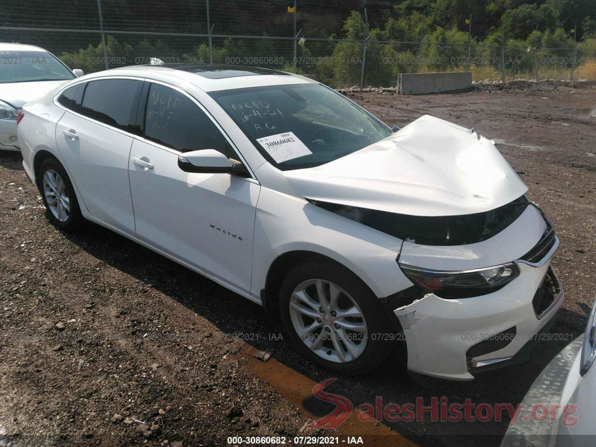 1G1ZE5ST5GF323571 2016 CHEVROLET MALIBU