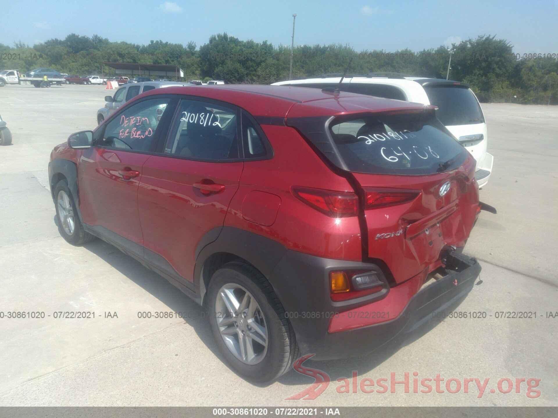 KM8K12AA0MU645170 2021 HYUNDAI KONA