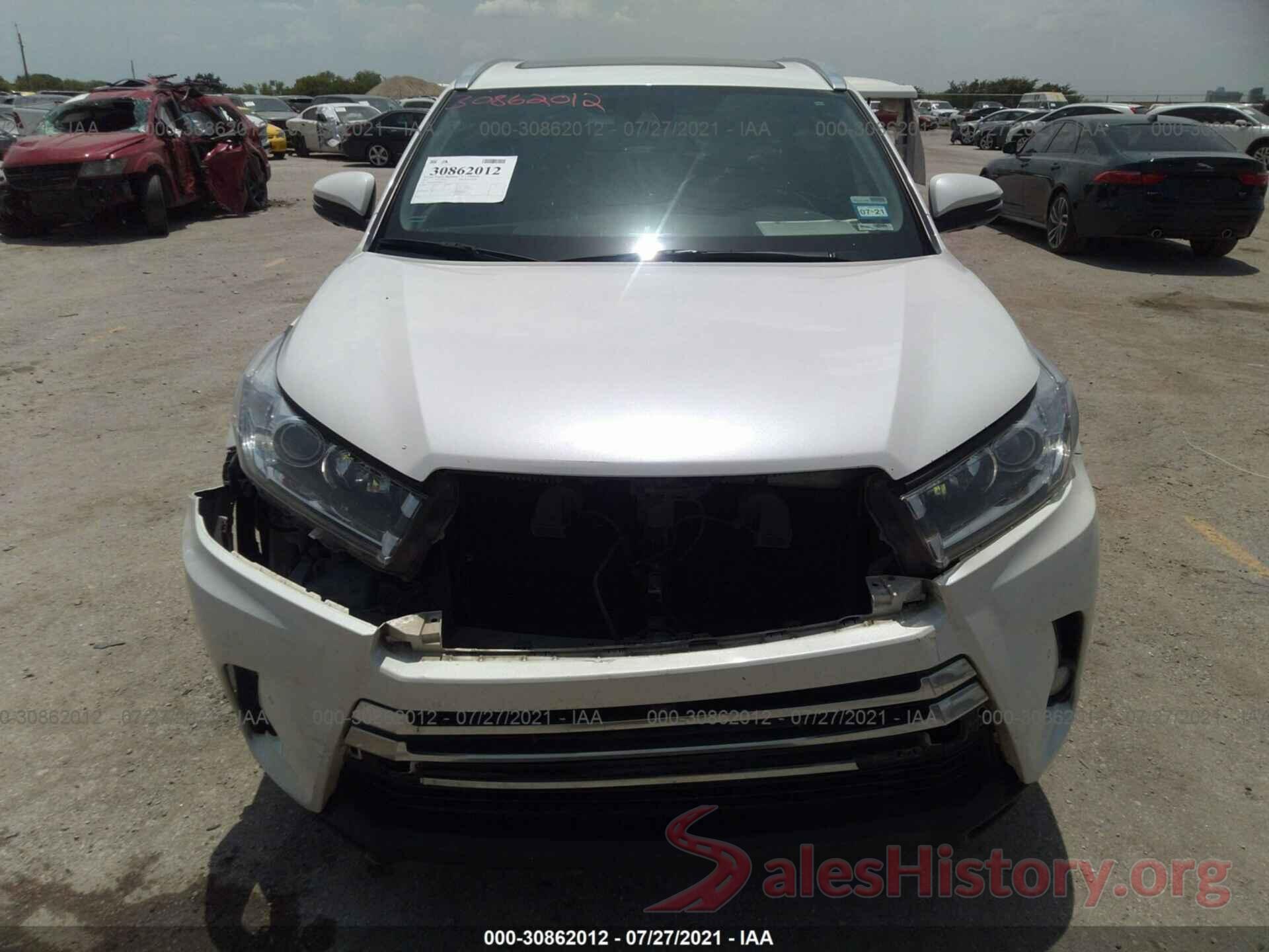 5TDDZRFH7HS437723 2017 TOYOTA HIGHLANDER