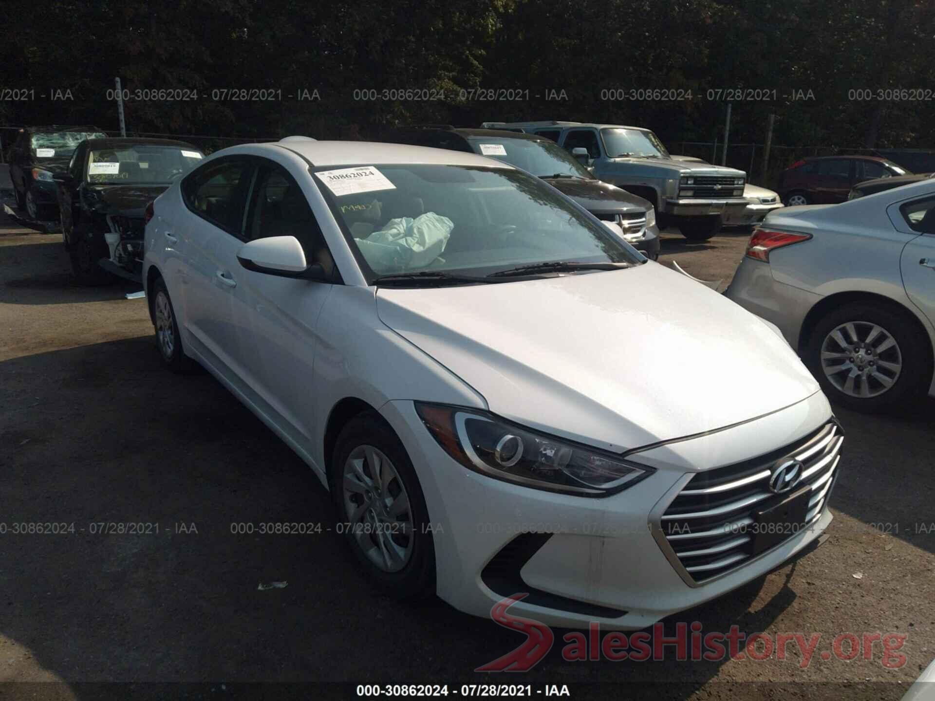 5NPD74LF0HH087613 2017 HYUNDAI ELANTRA