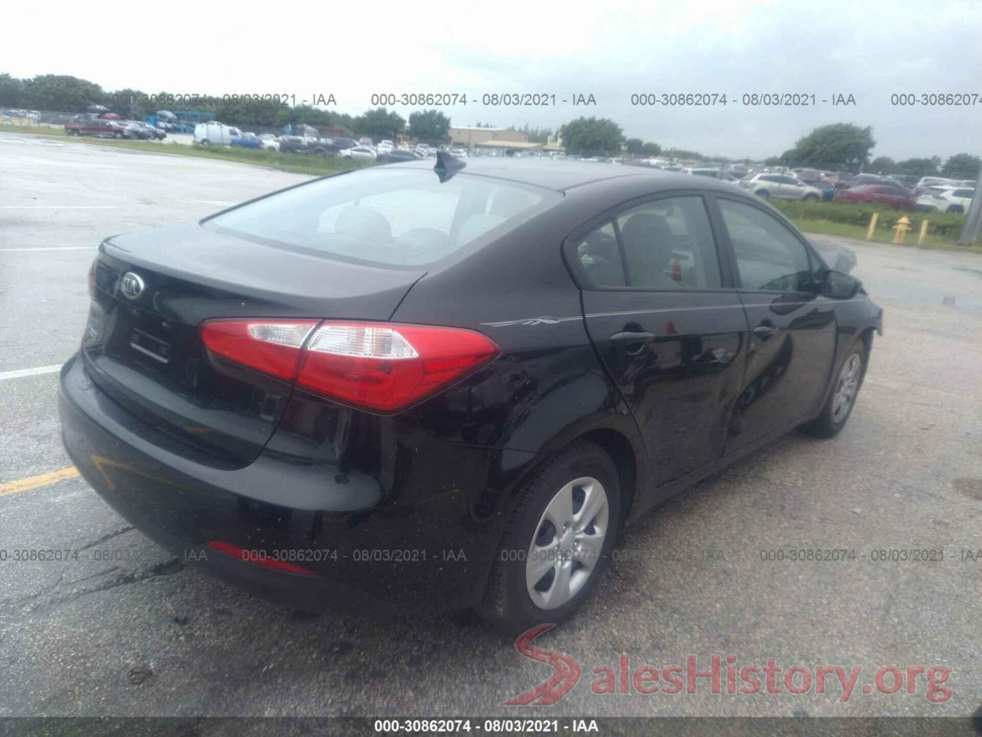 KNAFK4A61G5517347 2016 KIA FORTE