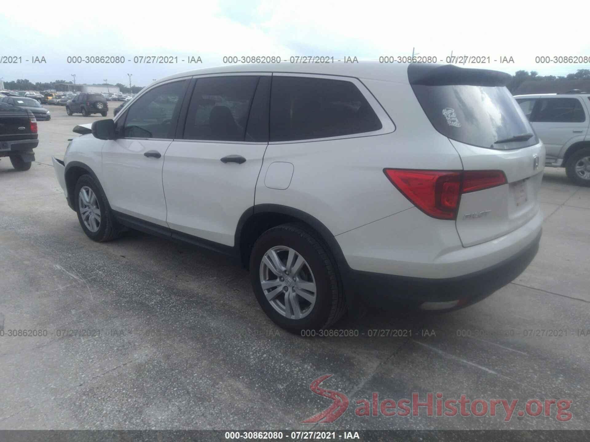 5FNYF5H10HB002419 2017 HONDA PILOT