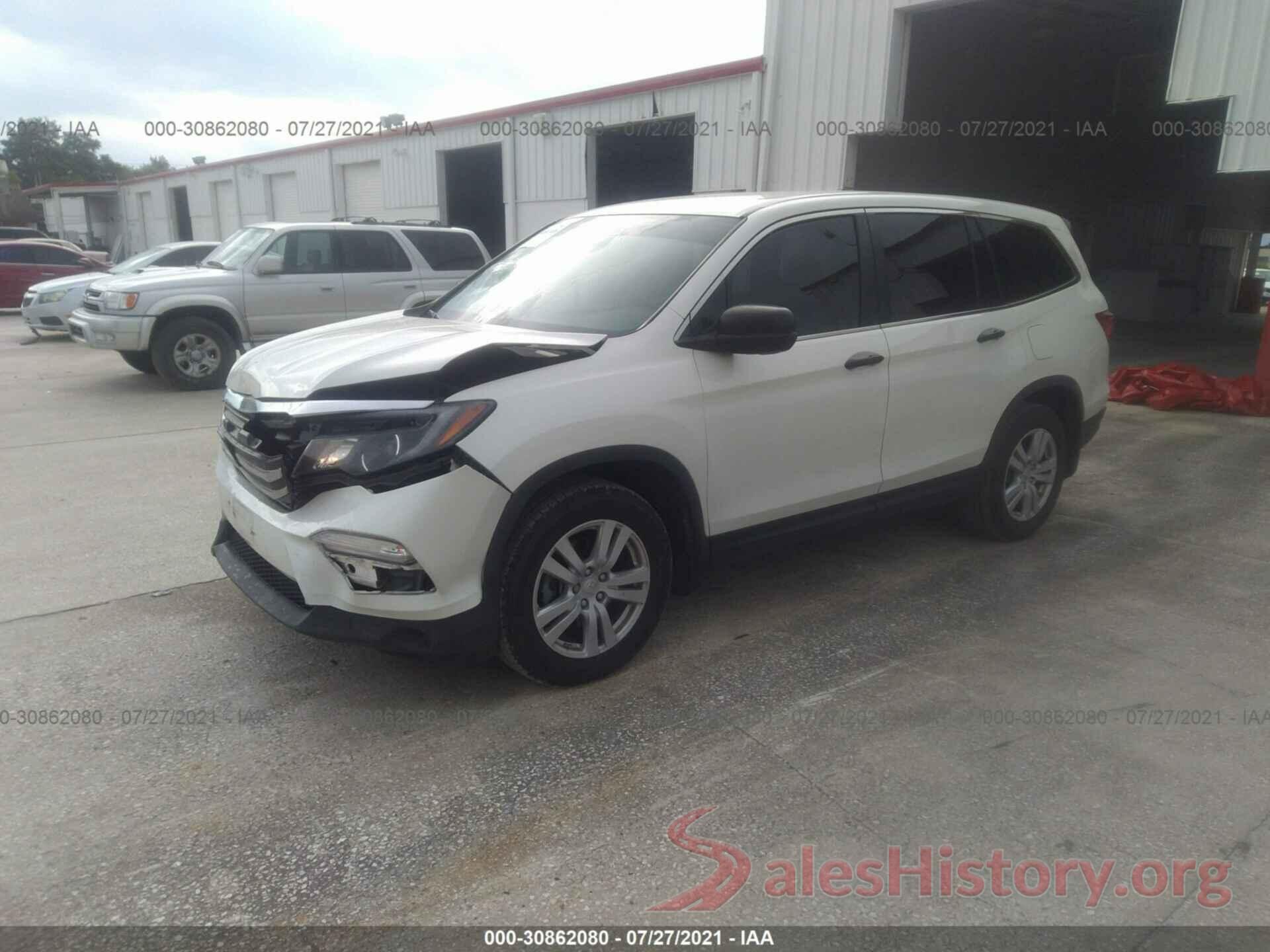 5FNYF5H10HB002419 2017 HONDA PILOT