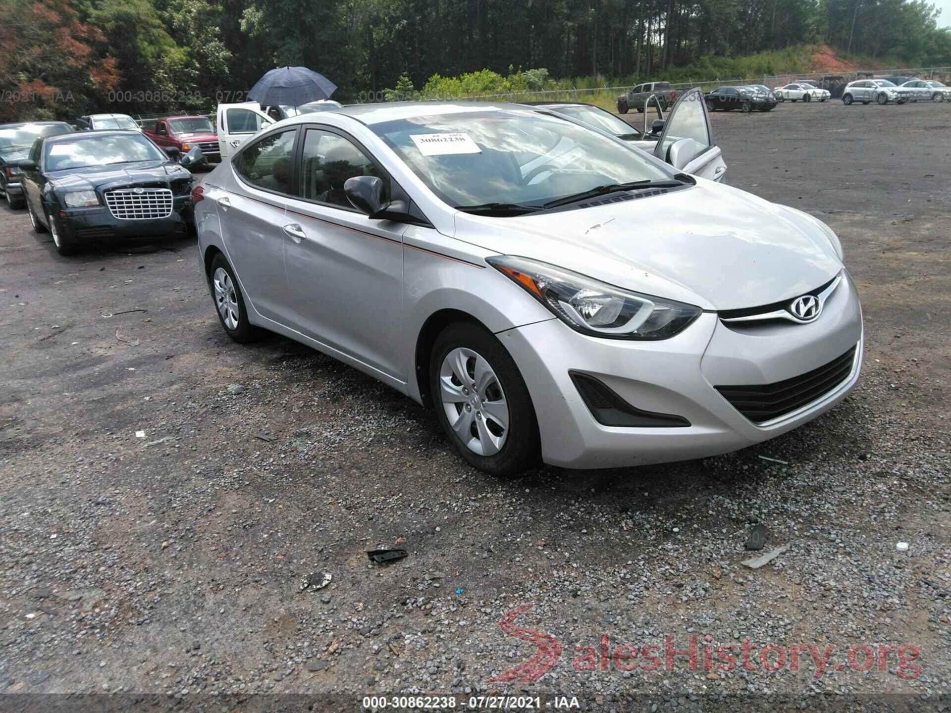 5NPDH4AE5GH676968 2016 HYUNDAI ELANTRA