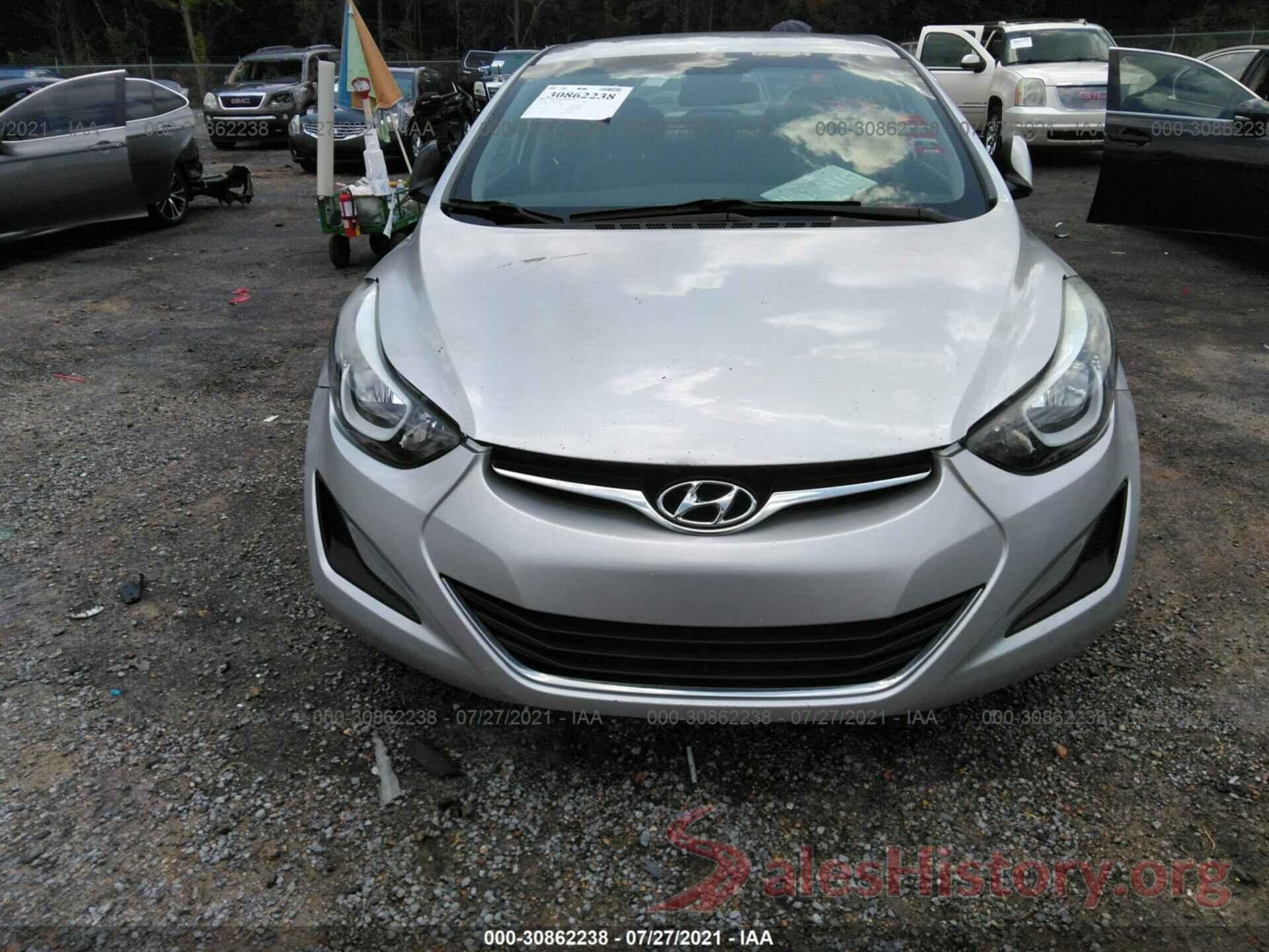 5NPDH4AE5GH676968 2016 HYUNDAI ELANTRA