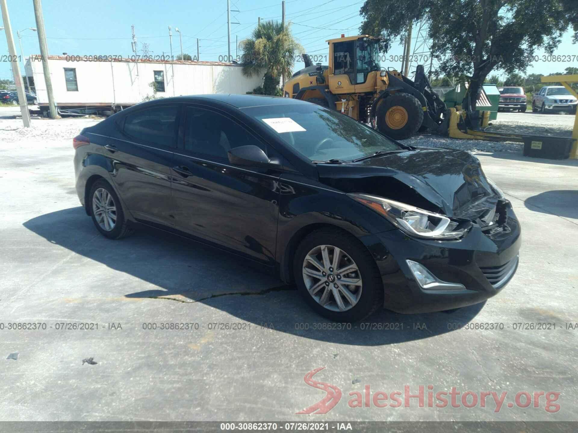 5NPDH4AE7GH655507 2016 HYUNDAI ELANTRA