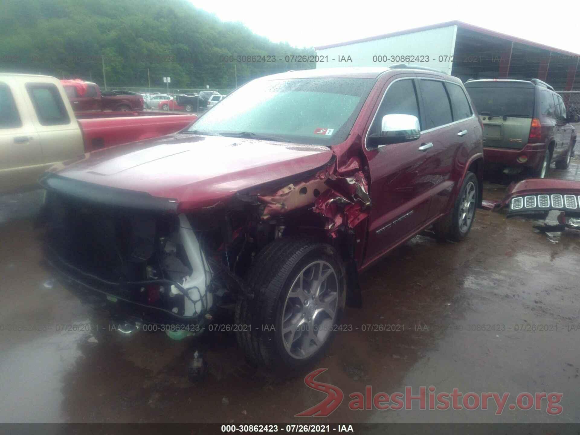 1C4RJFCG4KC710021 2019 JEEP GRAND CHEROKEE