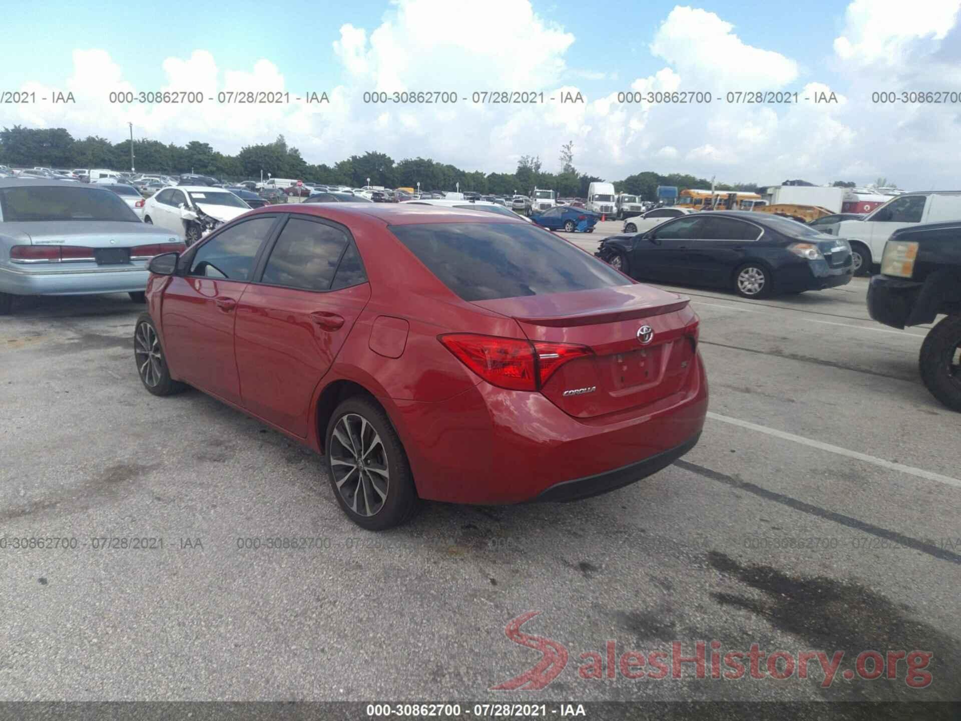 2T1BURHE6HC825527 2017 TOYOTA COROLLA